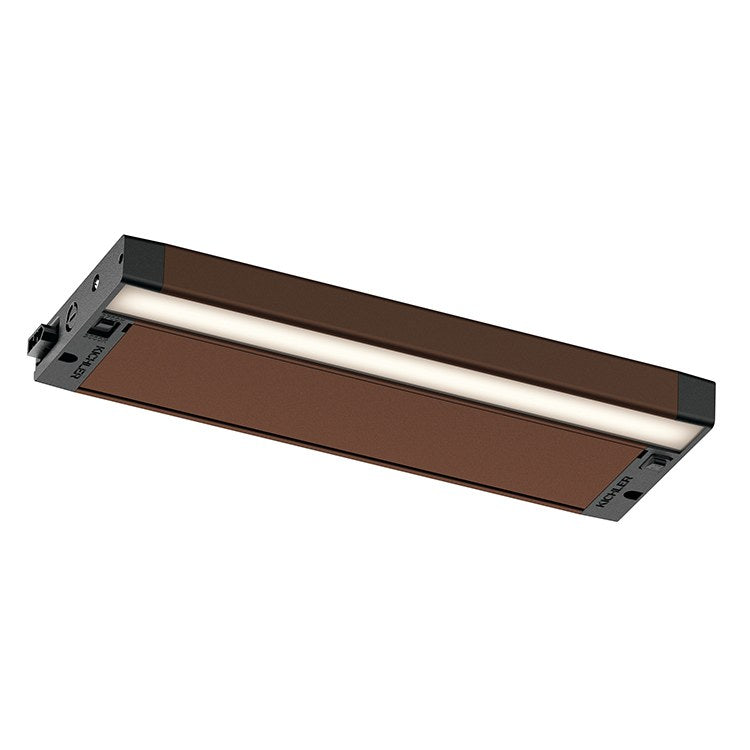 6U Series 2700K/3000K 12 LED Under Cabinet Lighting Fixture - Warm White Dimmable Kitchen Counter Light for Home, Office & Workspace