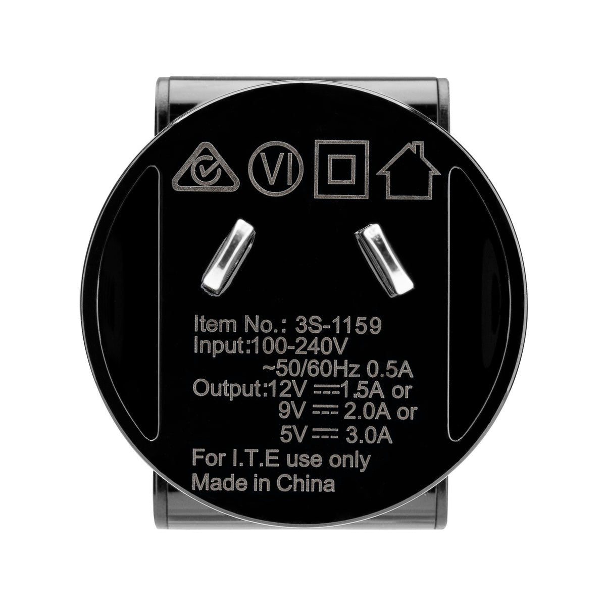 3sixT Qi Wireless Fast Charger & Wall Charger with USB-A QC3.0 3A Fast Charging - Perfect for iPhone, Samsung Galaxy, AirPods & Smartphones at Home, Office & Travel