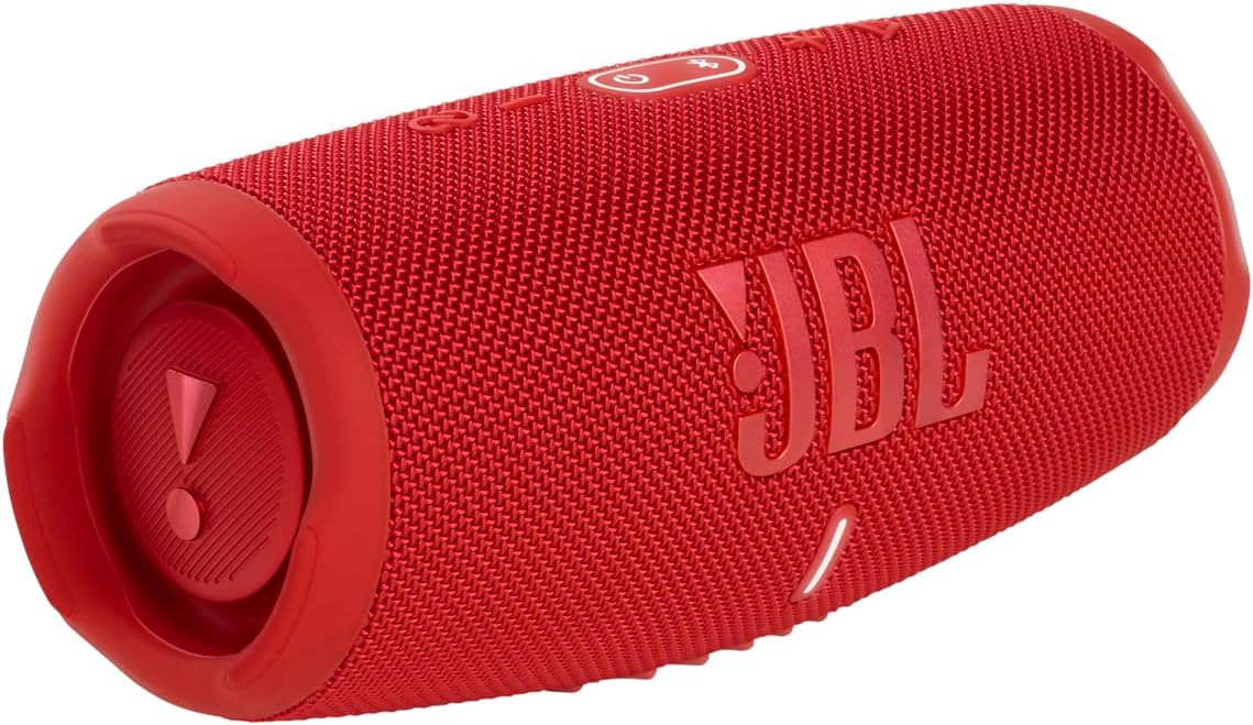 JBL CHARGE 5 Portable Bluetooth Speaker - Waterproof IPX7, 20-Hour Playtime, Built-in Power Bank - Perfect for Beach, Pool, Camping & Outdoor Adventures (Brand New)