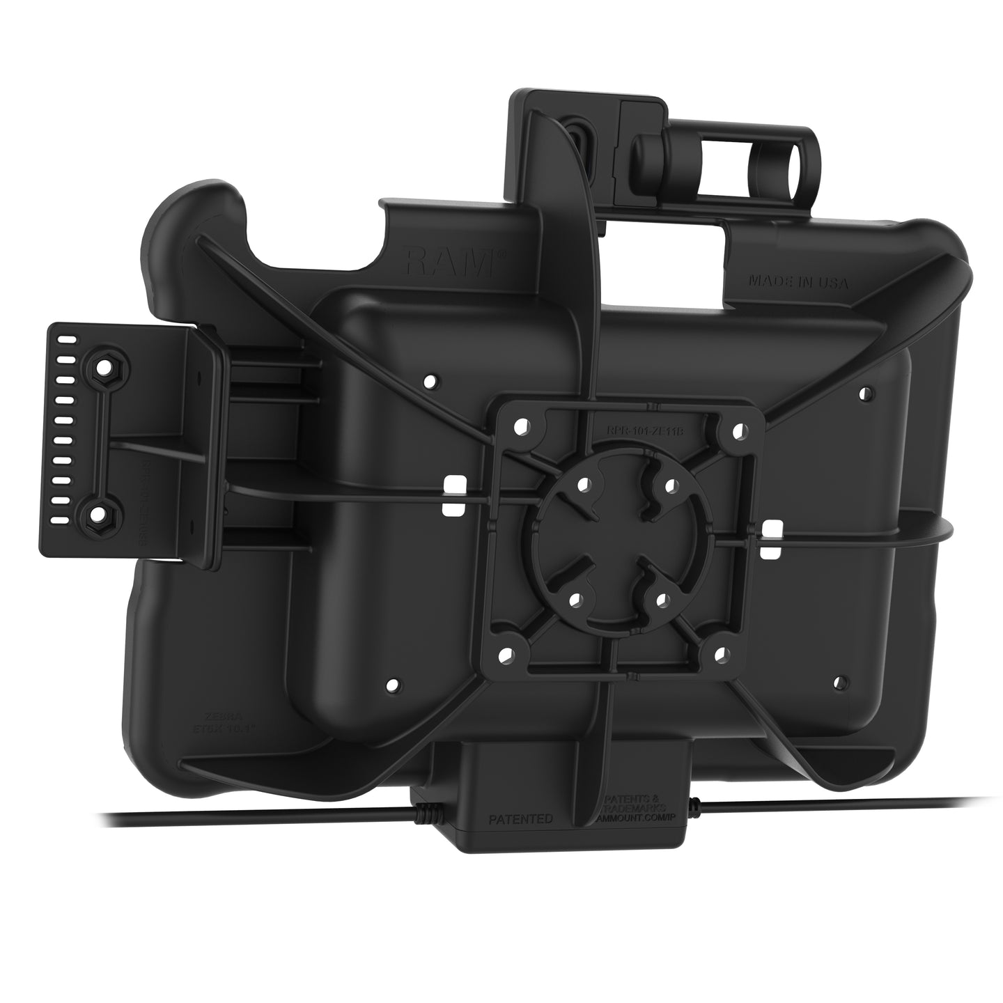 GDS® Power and Data Dock for Zebra ET5x 10.1 Series - RAM HOL ZE11PDU | Charging Station with USB Ports for Retail, Warehouse, and Logistics Use
