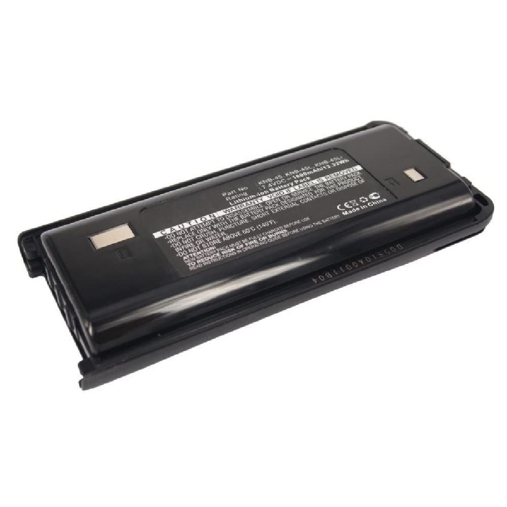 Synergy Digital 2-Way Radio Battery - 1800mAh Li-ion Replacement for Kenwood TK-3306M3 & KNB-45 | Long-Lasting 7.4V Power for Walkie Talkies | Perfect for Construction, Security, and Outdoor Adventures