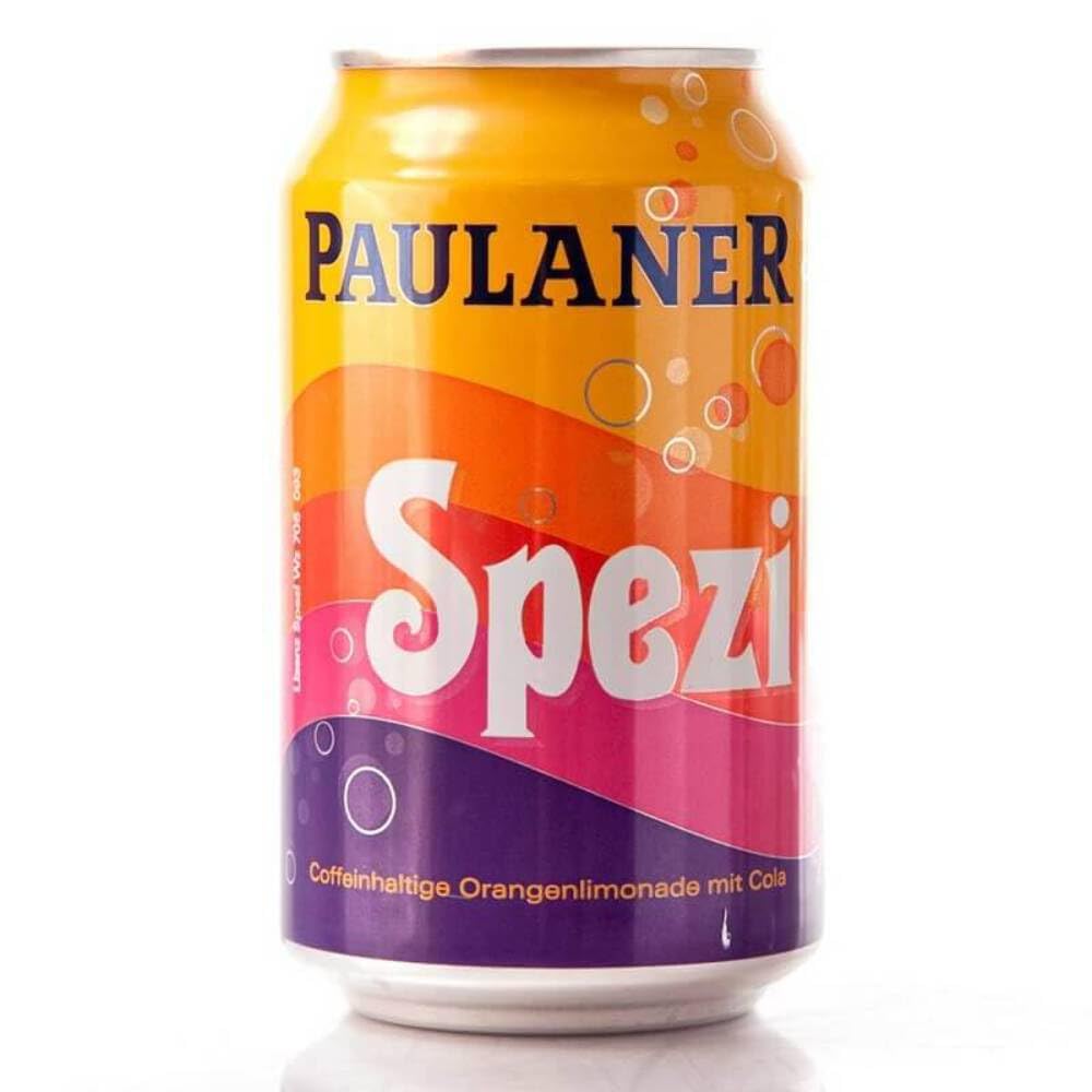 Paulaner Spezi - Refreshing Cola & Orange Soda Mix (0.33L Bottle) - Perfect for Parties, BBQs & Summer Refreshment