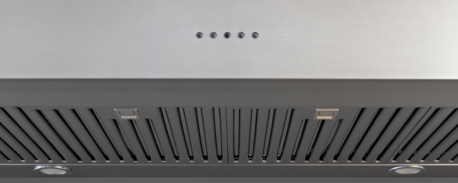 Bertazzoni K48CONX14 48-Inch Stainless Steel Wall Mount Range Hood - 600 CFM Powerful Ventilation for Kitchen | Perfect for Modern Home Cooking & Smoke Removal