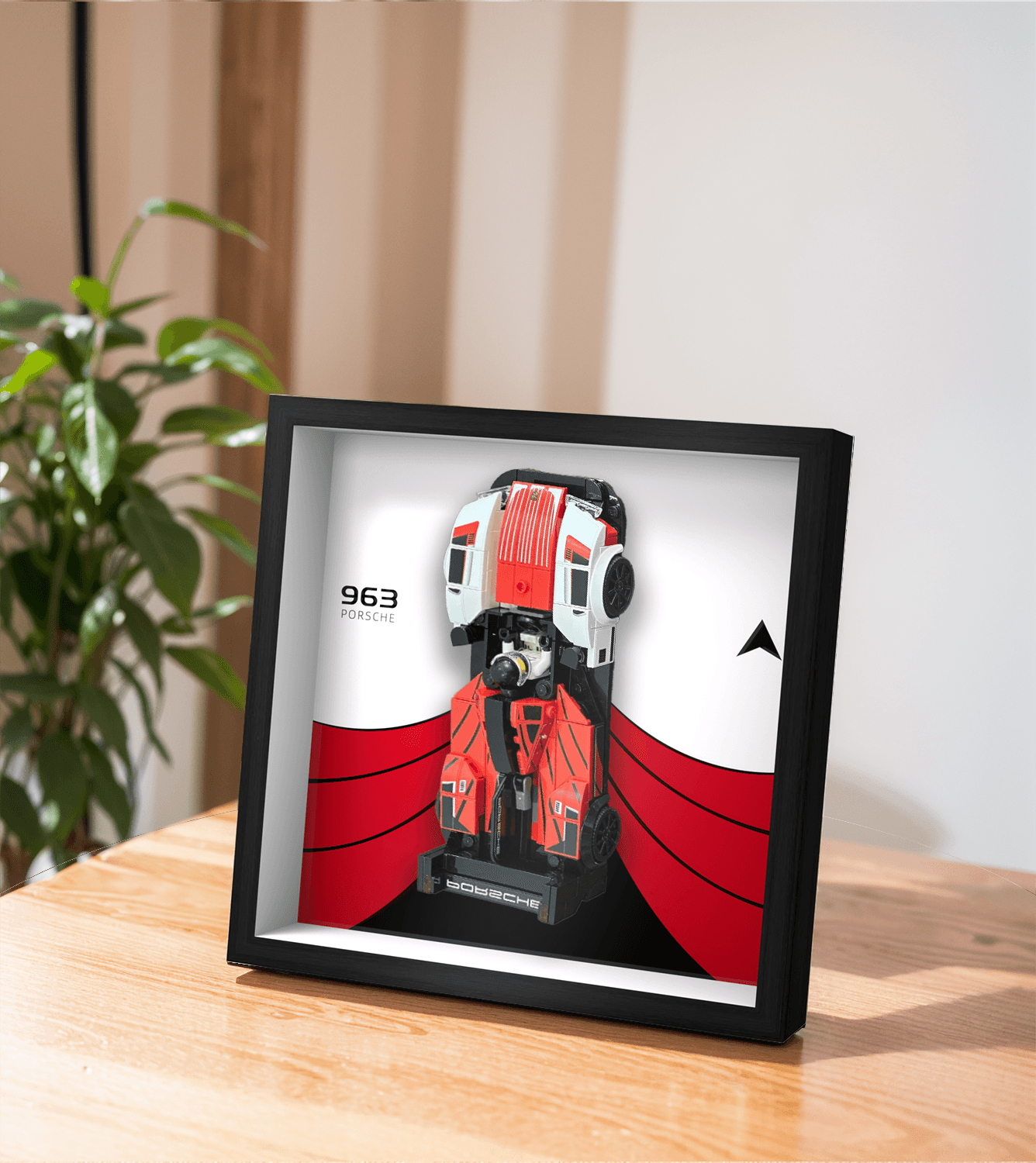 Lego Speed Champions Porsche 963 76916 Display Car Frame - Premium Showcase Stand for Lego Sets - Perfect for Home Decor, Office Display & Collector Showcase