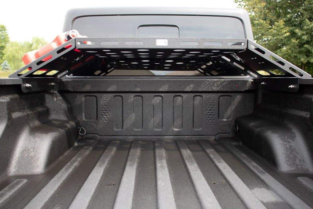 Fishbone Offroad FB21233 Jeep JT Gladiator Bed Storage Rack | Heavy Duty Aluminum Truck Organizer | Perfect for Camping, Overlanding & Off-Road Adventures