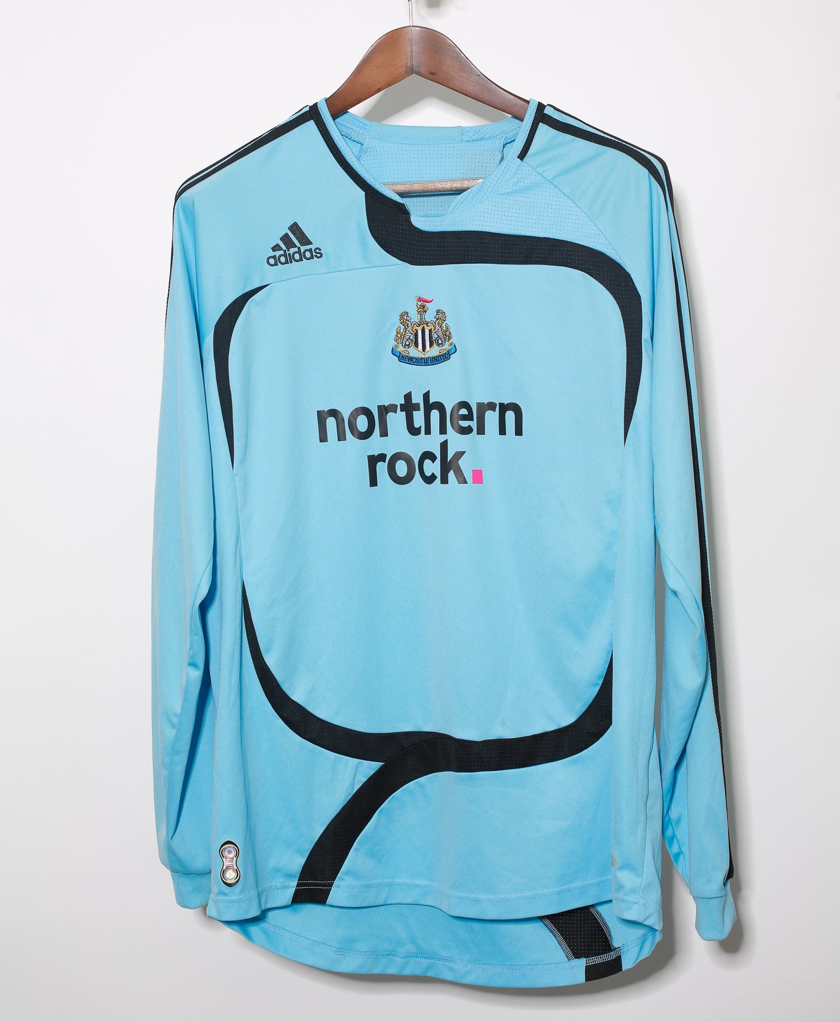 2007-2008 Newcastle United Away Jersey Long Sleeve - Shirt #10 Obafemi Martins - Authentic Football Soccer Kit (Size L) - Perfect for Match Days, Fan Collections & Retro Sports Fashion