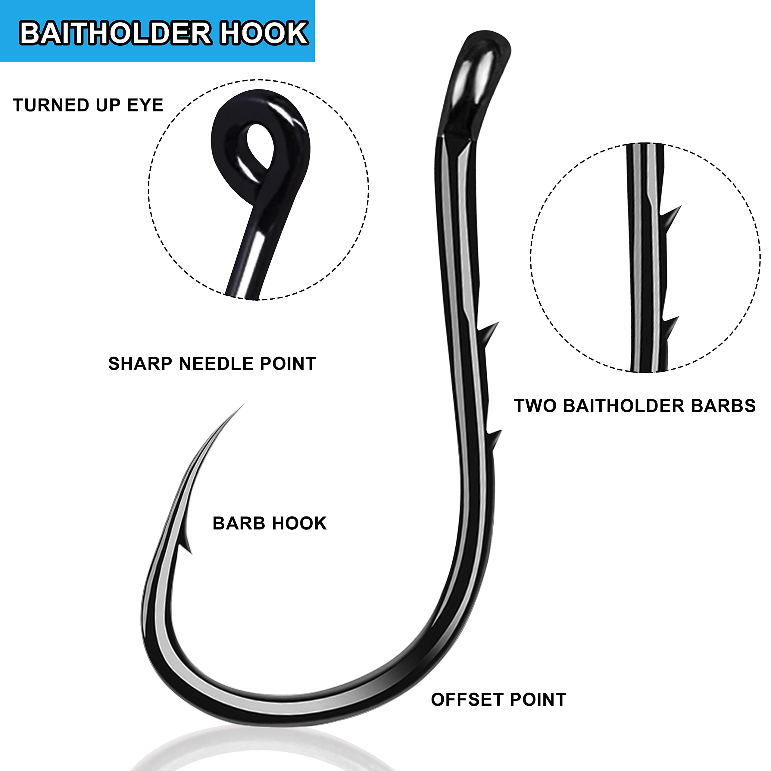 160pcs Fishing Bobbers Tackle Kit with Octopus Circle Hooks, Baitholder Hooks, Sinkers & Tackle Box - Complete Terminal Tackle Set for Trout, Catfish & Panfish - Perfect for Freshwater Fishing, Ice Fishing & Shore Casting