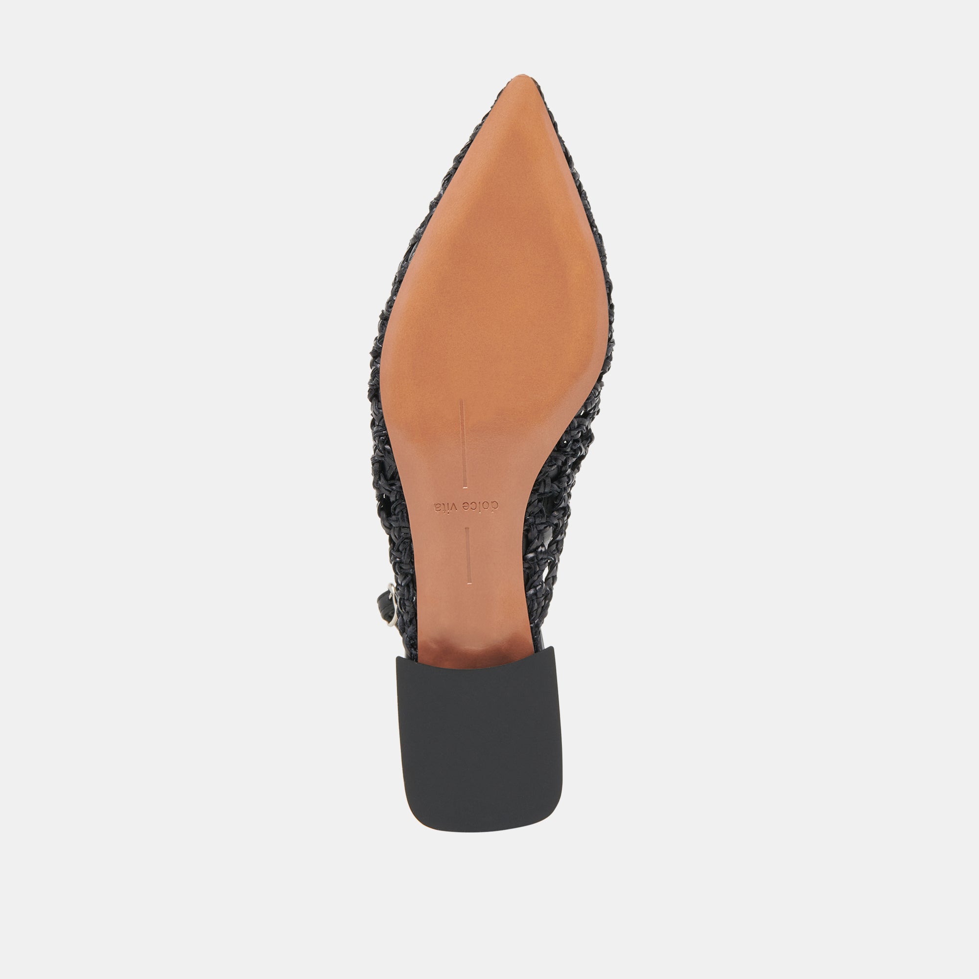 CYNDI Women's Black Woven Flats - Comfortable Casual Shoes for Work, Travel & Everyday Wear