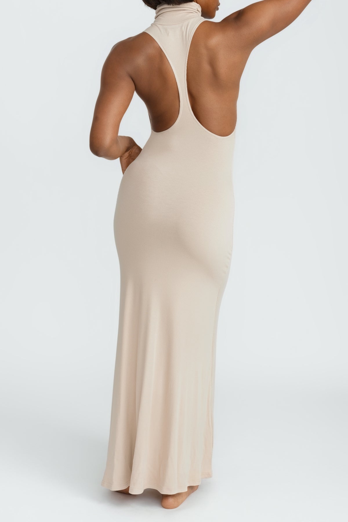 Maeve Women's Flowy Maxi Dress - Coconut Color, Boho Summer Beach Dress for Vacation, Outdoor Parties & Casual Wear