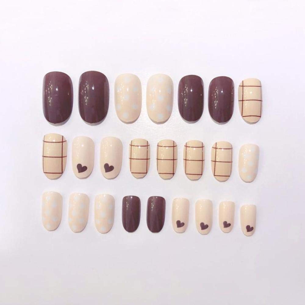 24Pcs French False Nails - Acrylic Gradient Round Tips with Double-Sided Stickers for Manicure | Classic White & Pink Ombre Design | Perfect for Weddings, Parties & Daily Wear