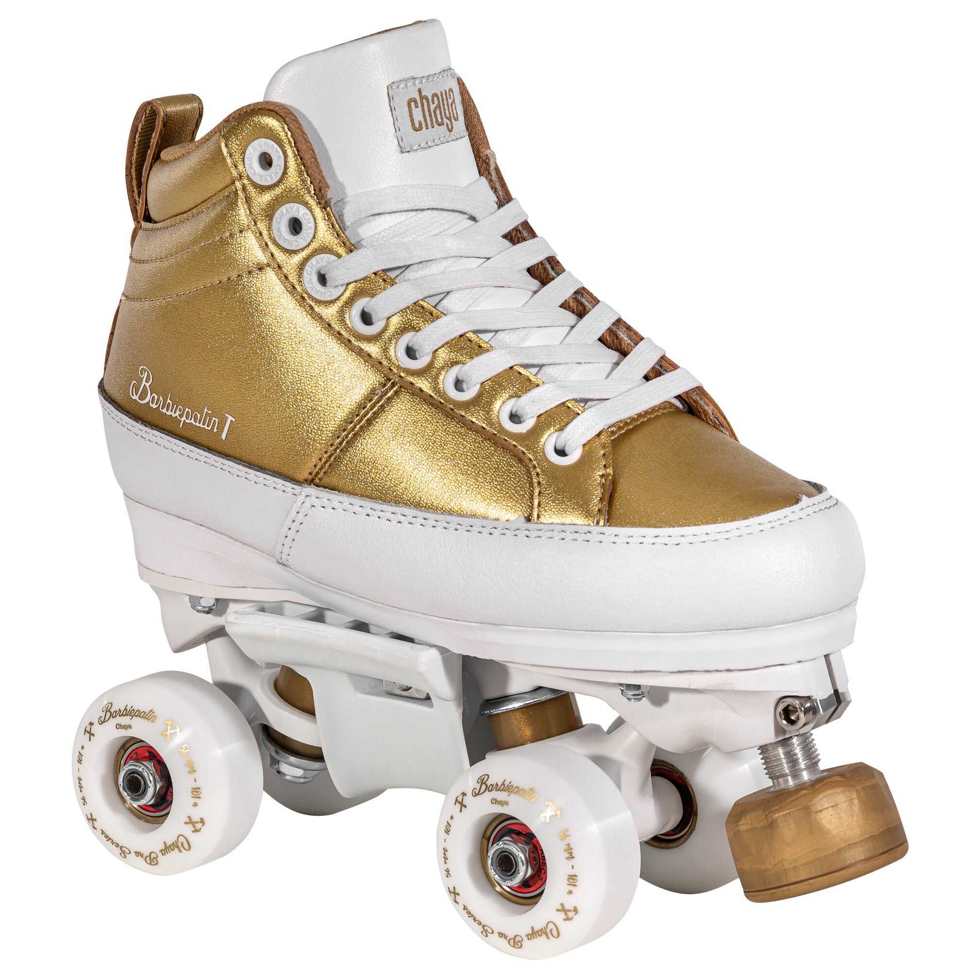 Kismet Barbie Roller Skates in Gold - Perfect for Kids, Girls, and Collectors - Great for Birthday Gifts, Parties, and Outdoor Fun