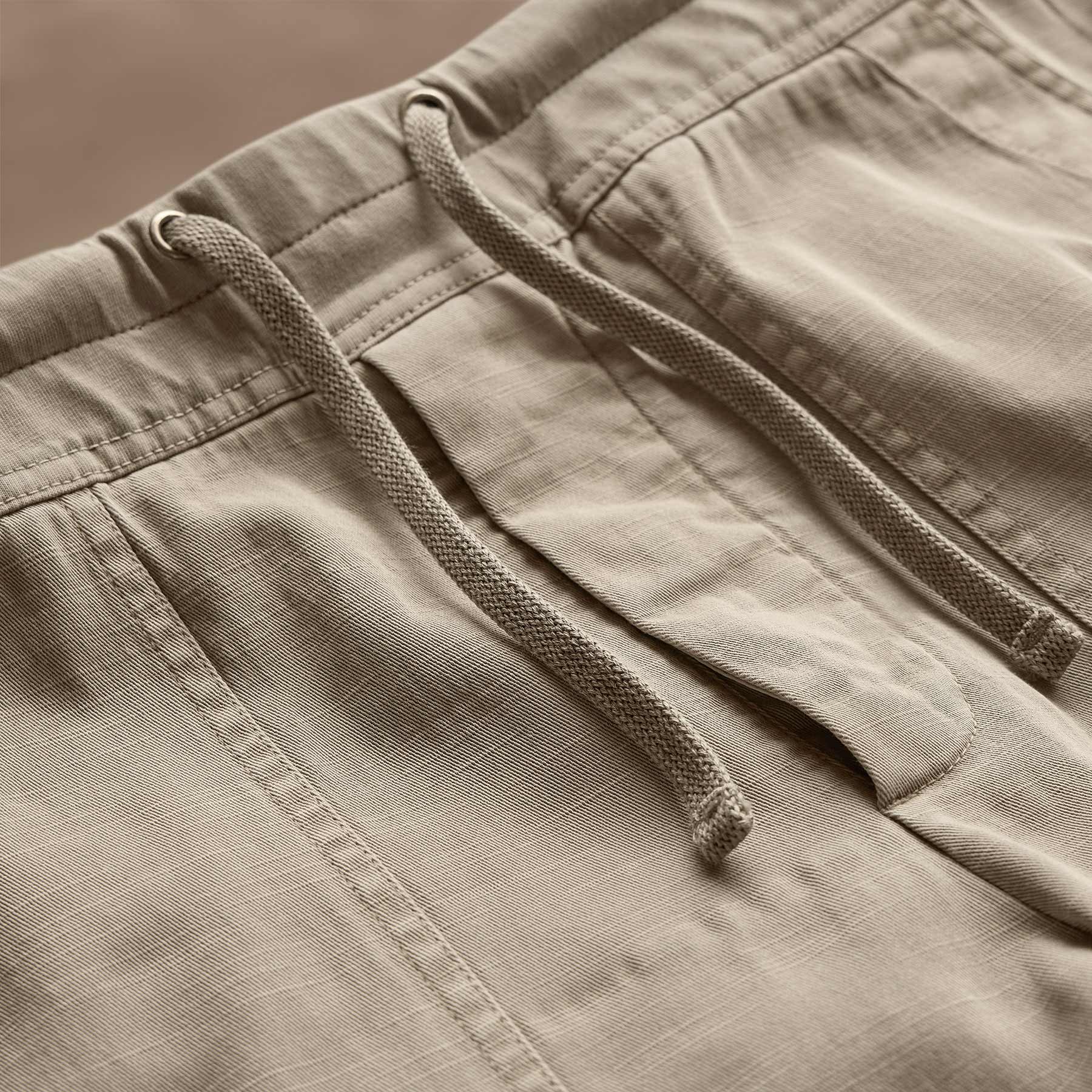 Military Style Cotton Slub Cargo Pants for Men - Overcast Pigment Wash - Tactical Workwear & Outdoor Adventure Pants