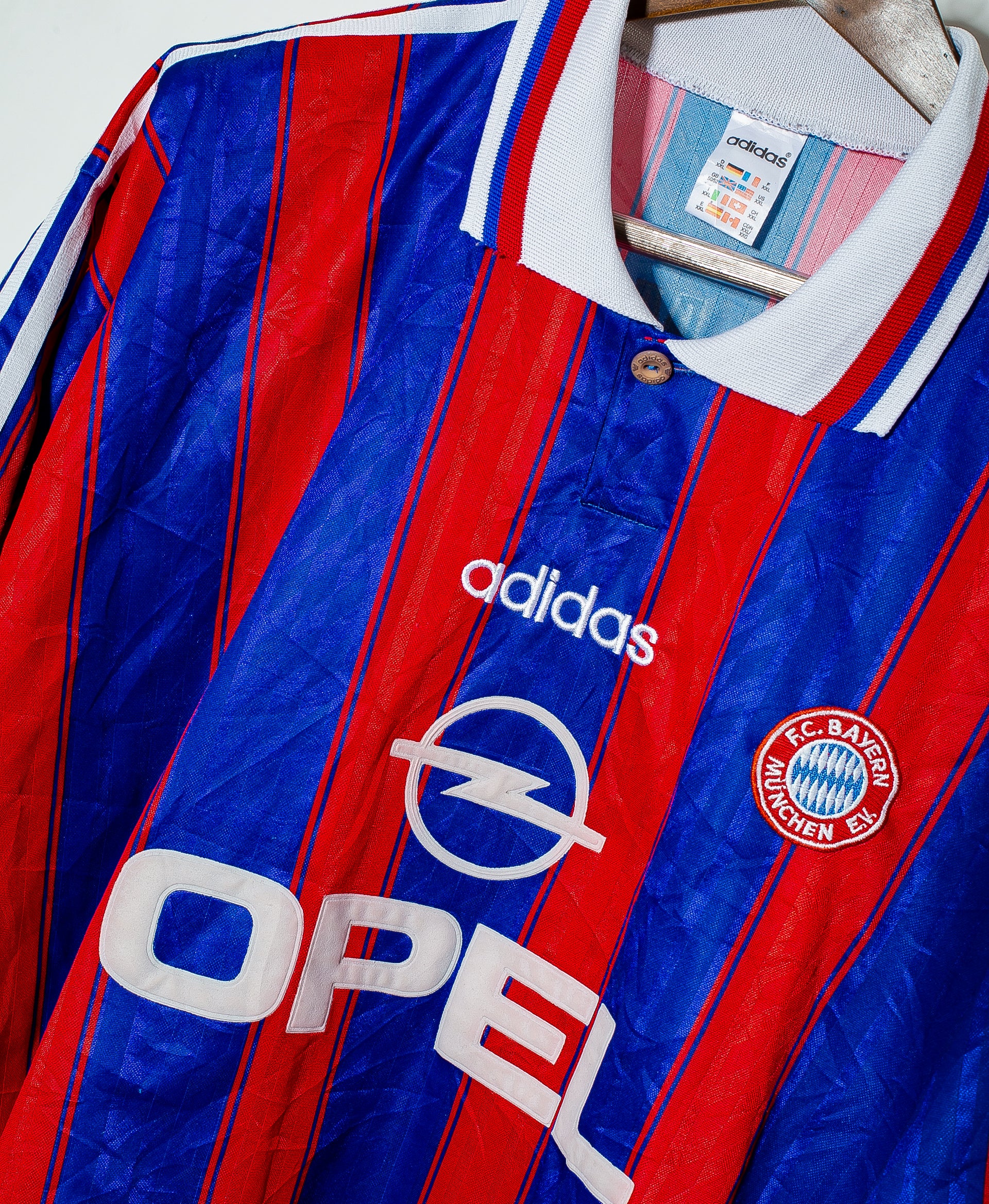 1996 Bayern Munich Home Jersey - Authentic Vintage Soccer Shirt (2XL) - Perfect for Fans, Collectors & Retro Football Enthusiasts