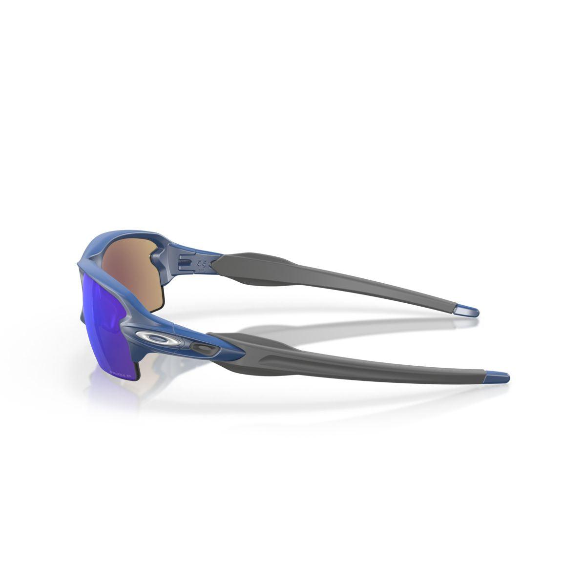 Oakley Flak 2.0 Sunglasses - Low Bridge Fit, Matte Poseidon Frame with Prizm Sapphire Polarized Lenses (Model 0OO9271 927154) - Ideal for Running, Cycling & Outdoor Sports