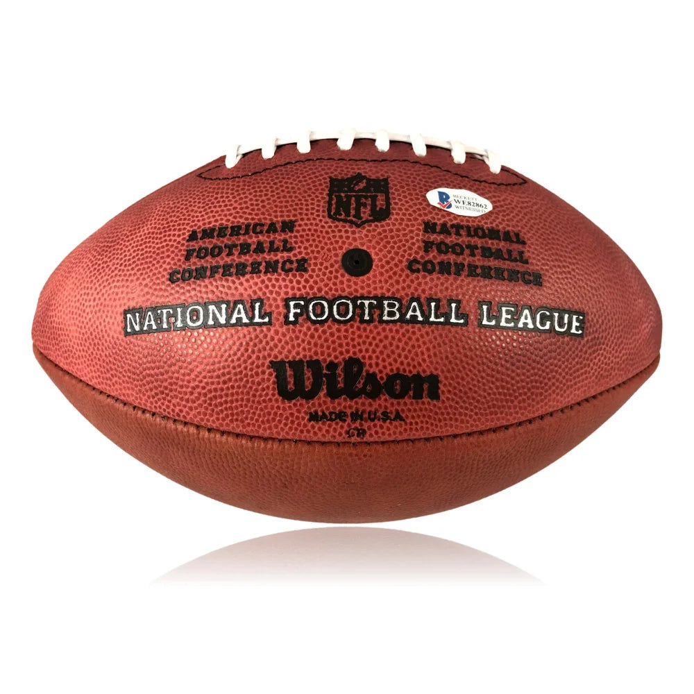 Drew Brees Autographed Football - New Orleans Saints Signed NFL Memorabilia with BAS COA - Perfect for Collectors, Sports Fans, and Home Decor