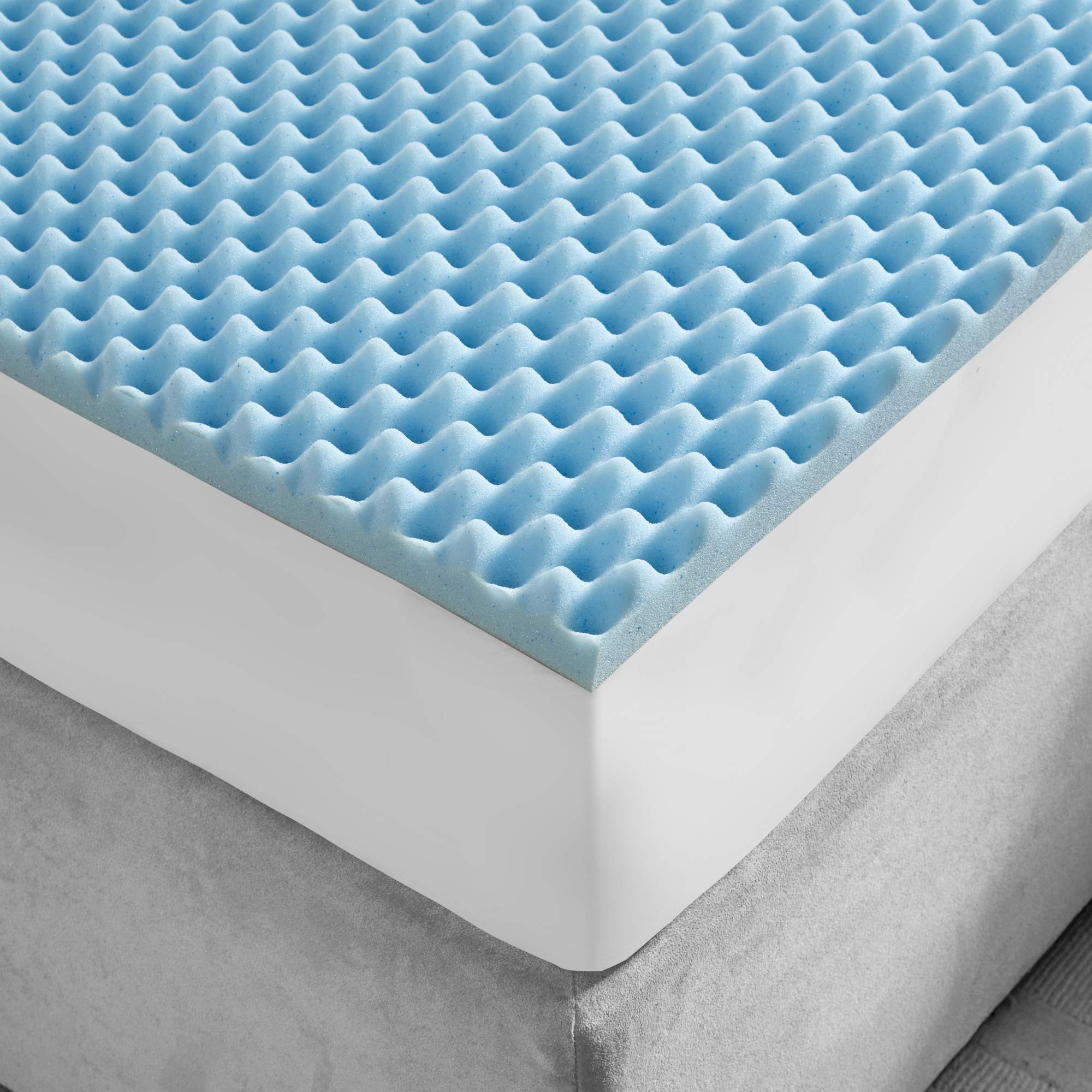 Sleep Philosophy Gel Infused Memory Foam Mattress Topper - 1.5