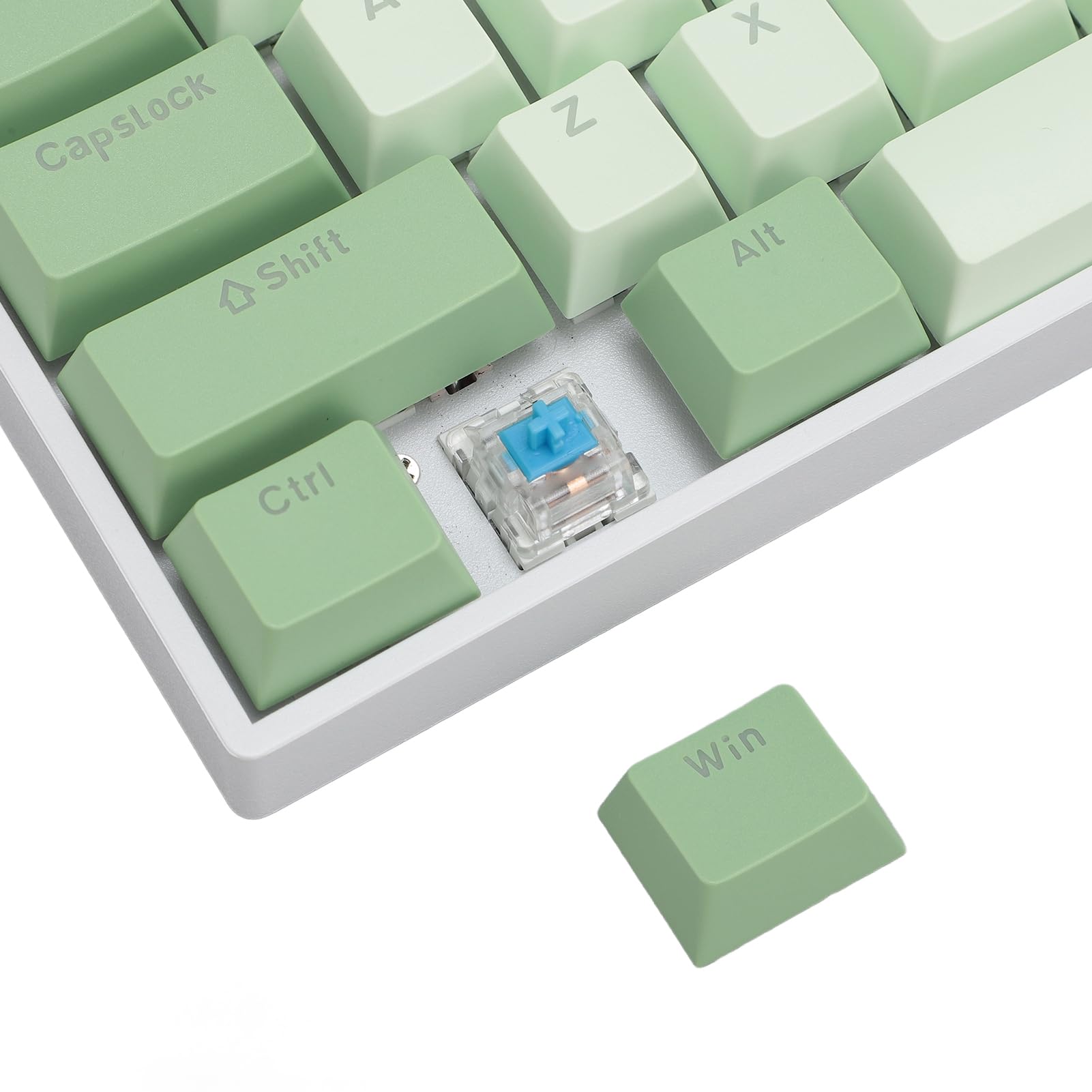 Vikye 68-Key Mechanical Gaming Keyboard - Hot Swappable Blue Switch, 3 Connection Modes (Bluetooth/Wired/2.4G), RGB Backlit for Windows PC & Mac - Perfect for Typing, Gaming & Office Work