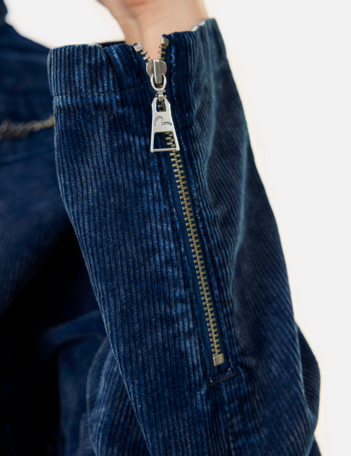 Stylish Logo Embroidery Washed Corduroy Denim Jacket for Men & Women | Trendy Fashion Outerwear for Casual Wear, Street Style & Fall Layering