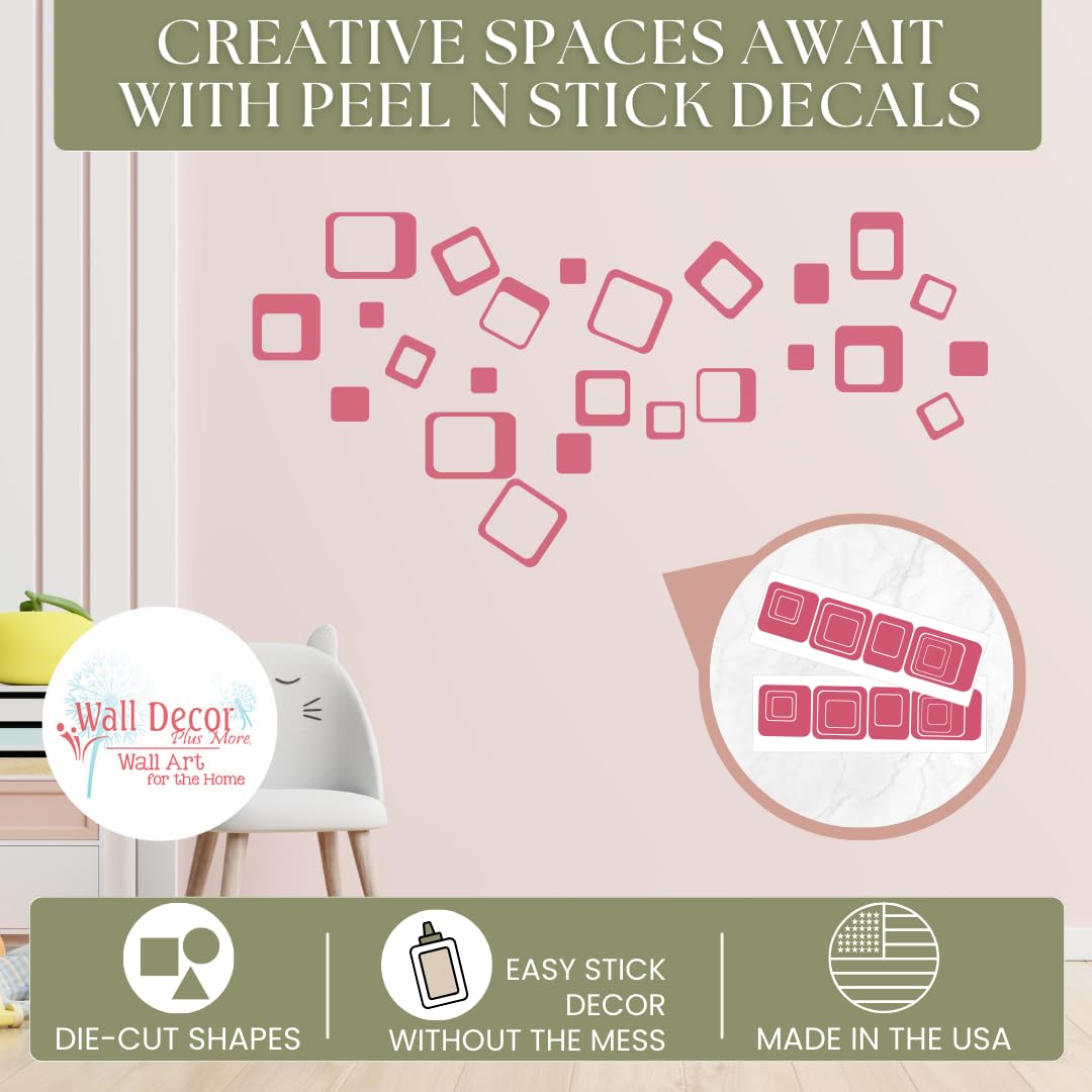 Funky Vinyl Wall Stickers 20-Pack - Lipstick Design for Home Decor