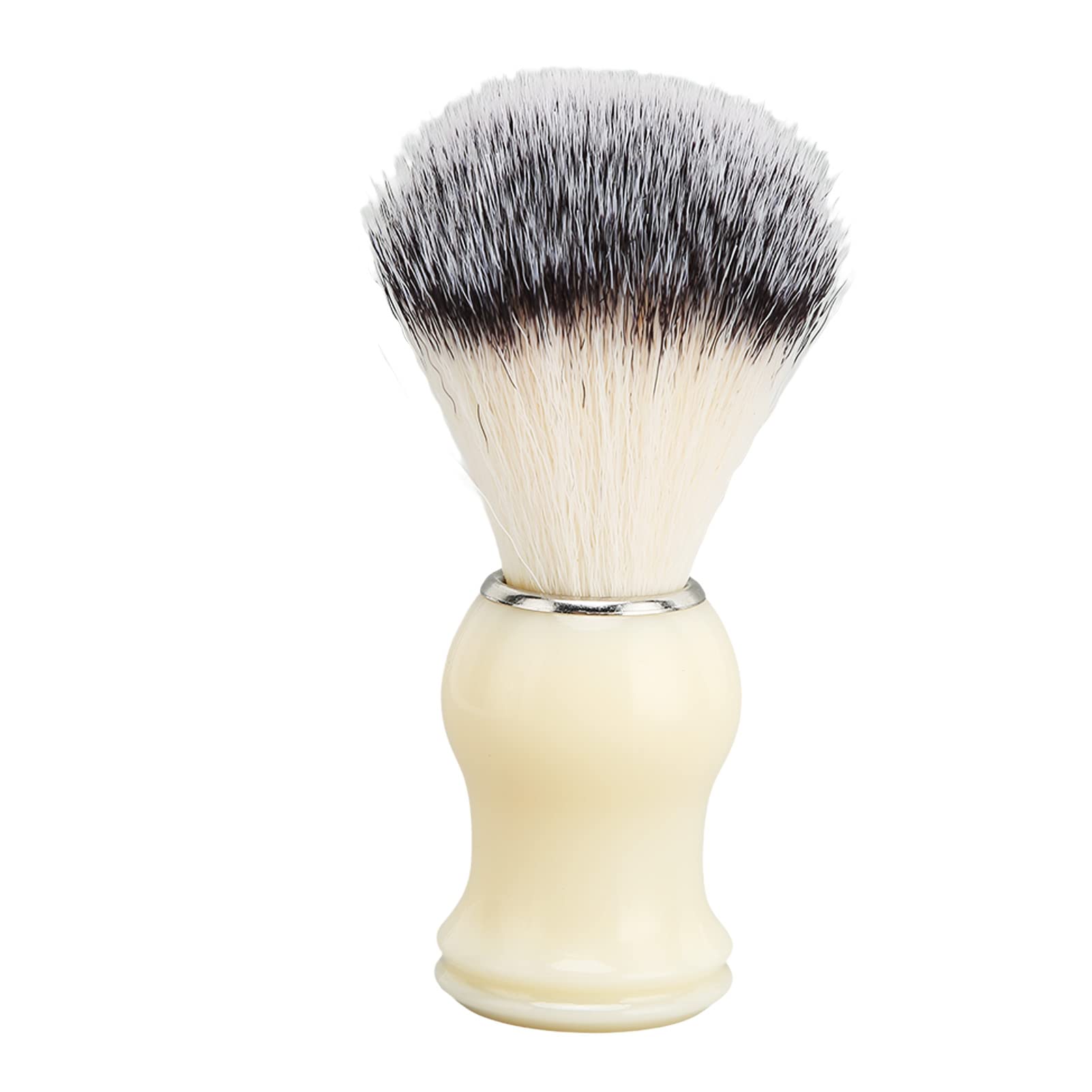 Professional Men's Shaving Brush with Plastic Handle - Barber Grade Beard & Shaving Foam Brush for Smooth Shaving - Perfect for Home, Travel & Salon Gifts - Ideal for Daily Grooming, Travel Kits & Barber Shops