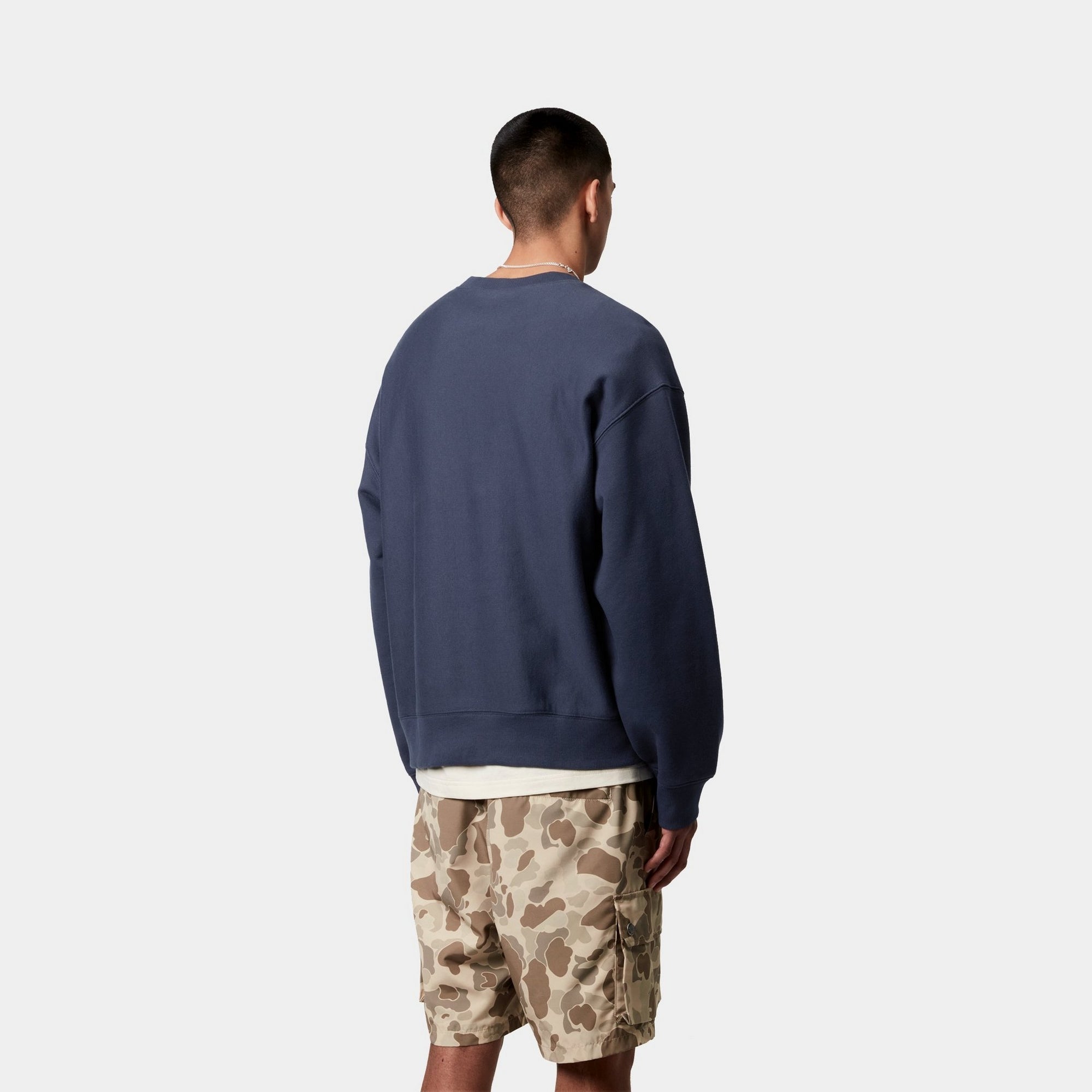 Label Script Sweatshirt for Women | Soft Blue Pullover Hoodie | Casual Streetwear, Loungewear & Everyday Comfort