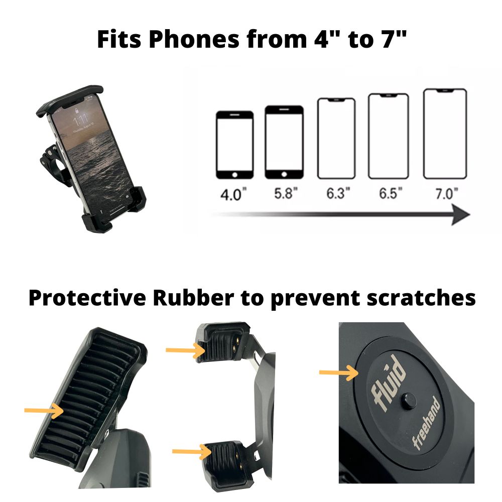 FreeHand Phone Holder - Adjustable Hands-Free Stand for iPhone, Samsung & Smartphones - Perfect for Watching Videos, Video Calls & Cooking