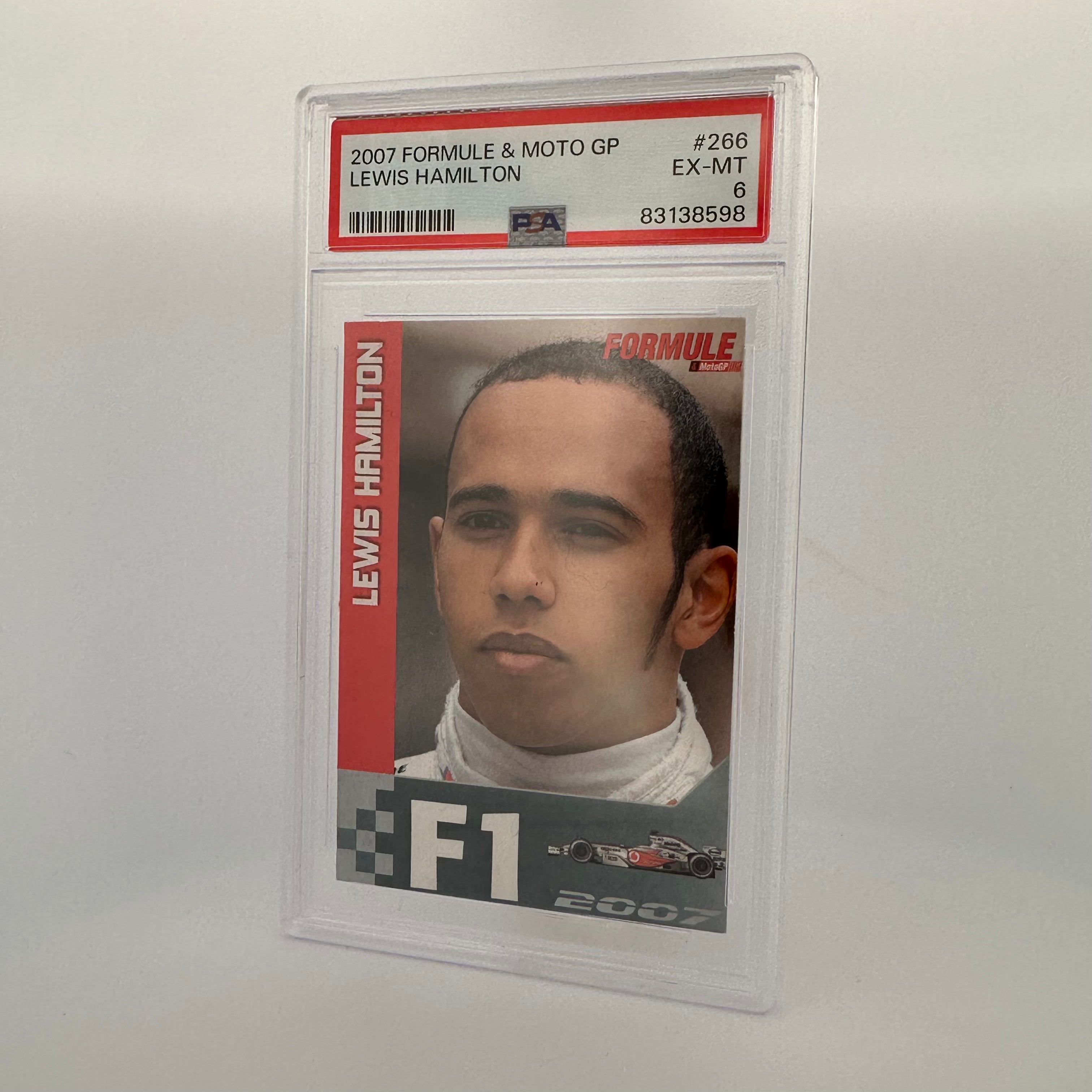 2007 Formula 1 Lewis Hamilton #266 PSA 6 Graded Racing Card - Perfect for F1 Collectors & Motorsport Memorabilia Fans