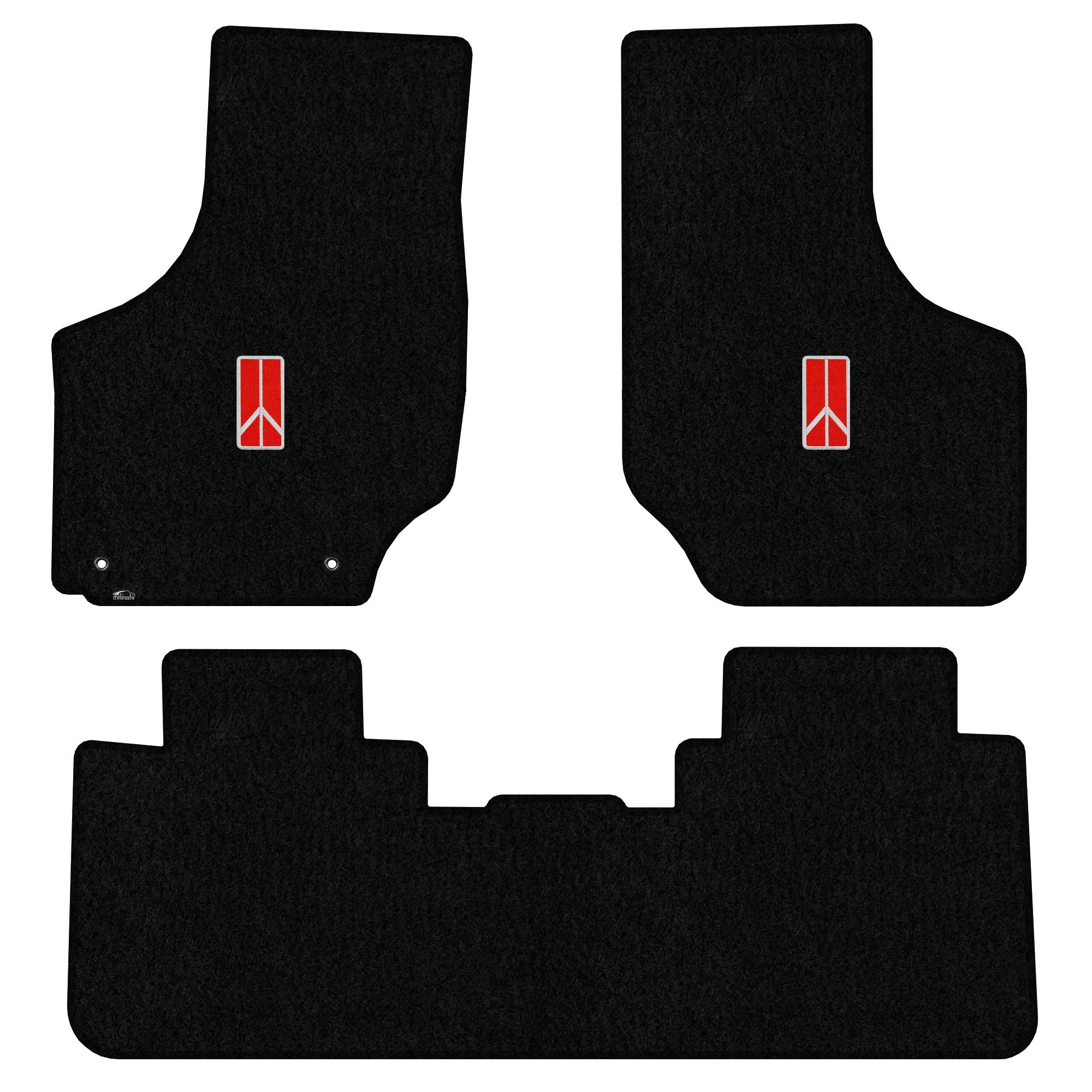 Premium Custom-Fit Lloyd Mats Carpeted Floor Liners for Oldsmobile Cutlass Supreme 1988-1997 (FWD) - Black Front & Rear Set | Luxury Car Protection & Comfort for Daily Driving & Road Trips