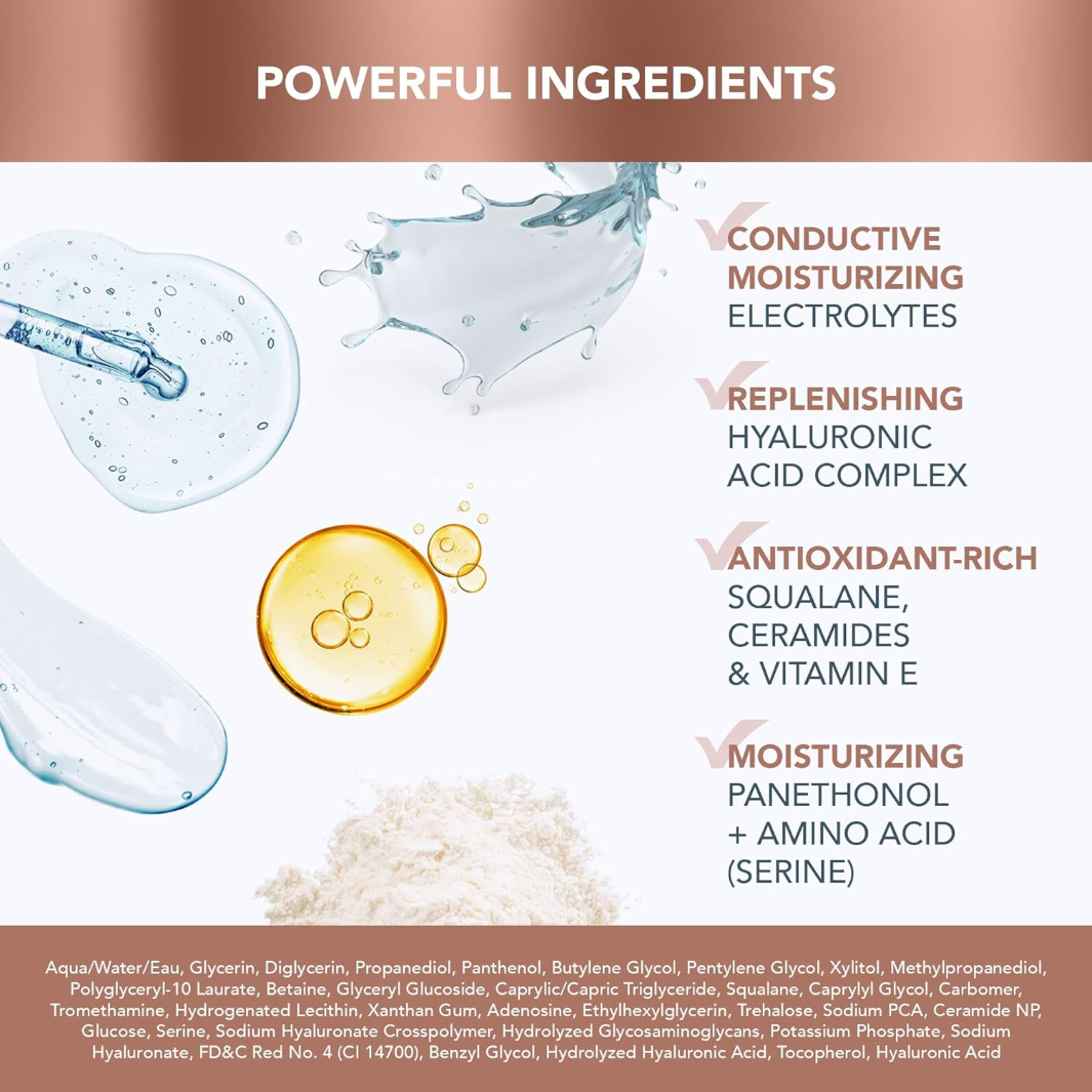 FOREO SUPERCHARGED Serum 2.0 - Anti-Aging Face Serum with Hyaluronic Acid & Peptides for Wrinkles & Fine Lines - Perfect for Night Skincare Routine & Daily Moisturizing