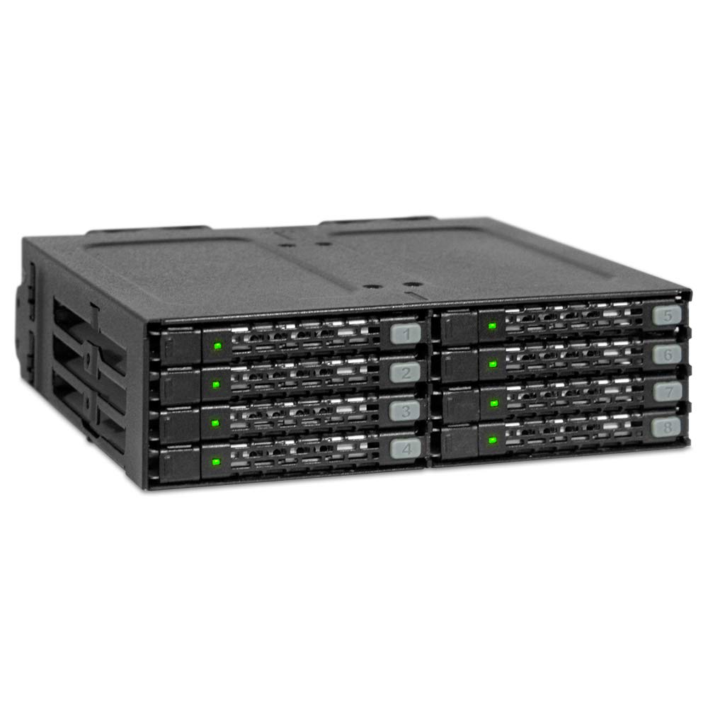 ICY DOCK ToughArmor MB998SP-B Full Metal 8-Bay 2.5