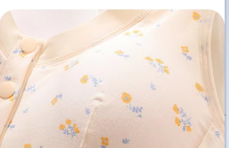 2 Pack Wireless Cotton Bras for Women - Super Comfortable Lace Front Closure Plus Size Bralette with Light Padding | Everyday Wear, Yoga, Sleeping, Lounge