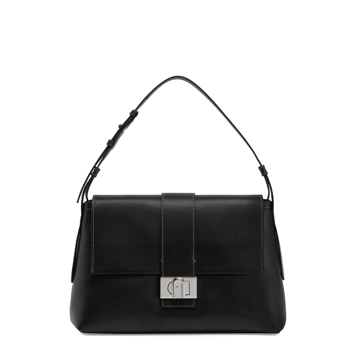 Furla Charlotte M Shoulder Bag in Black - WB00472AX0733 | Stylish & Elegant for Work, Travel & Everyday Use