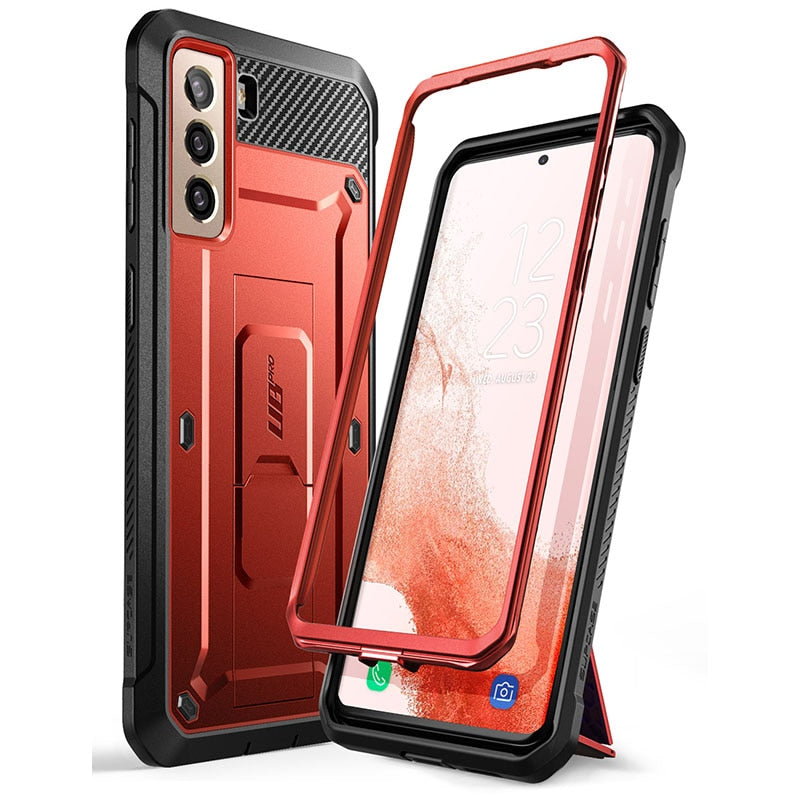 Premium Shockproof Galaxy S22 Plus Case with Full Body Protection - Heavy Duty Holster Case for Samsung Galaxy S22 Plus - Perfect for Outdoor Activities, Work & Travel