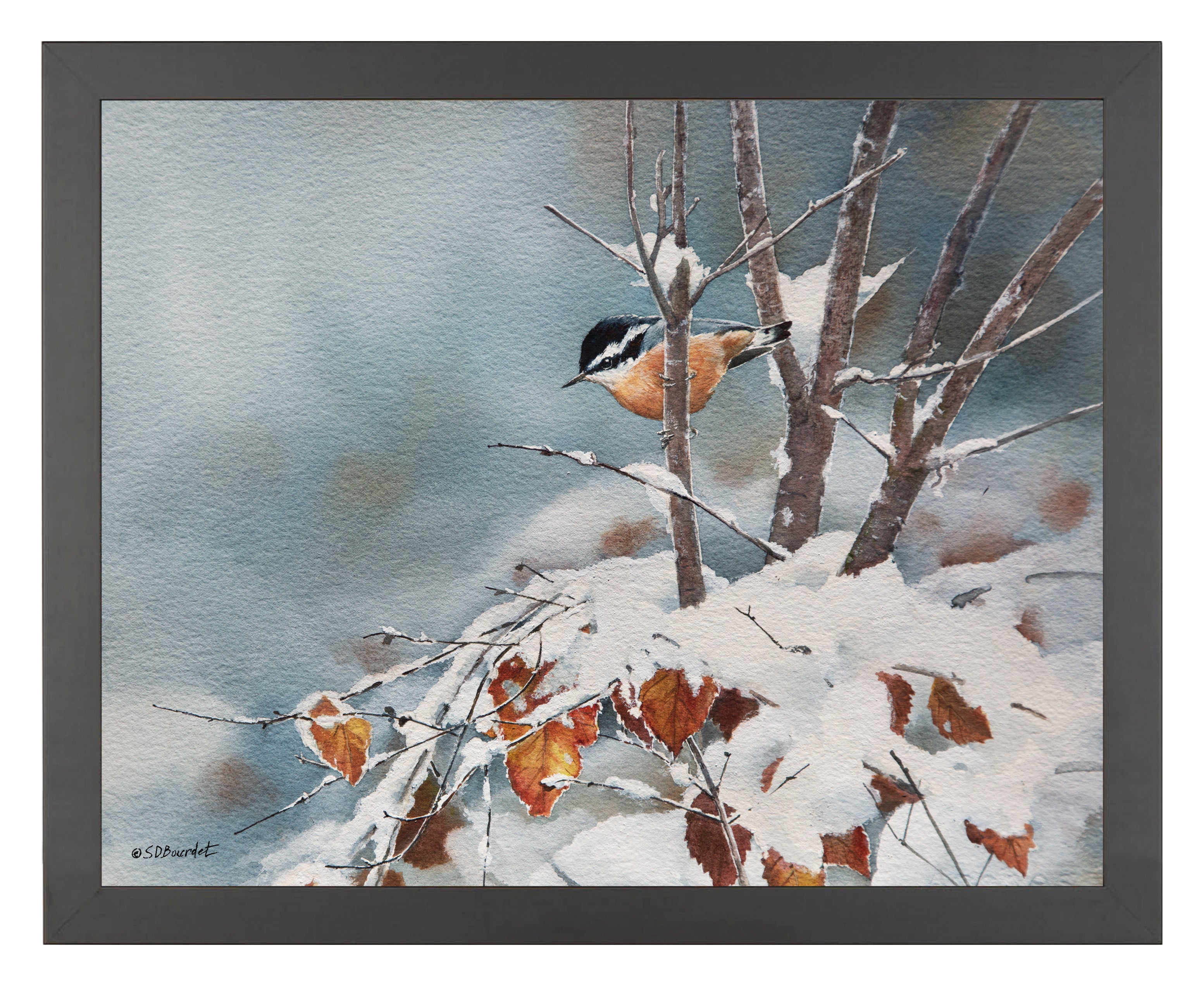 First Snowfall Winter Landscape Art Prints - Wall Decor for Living Room, Bedroom & Office