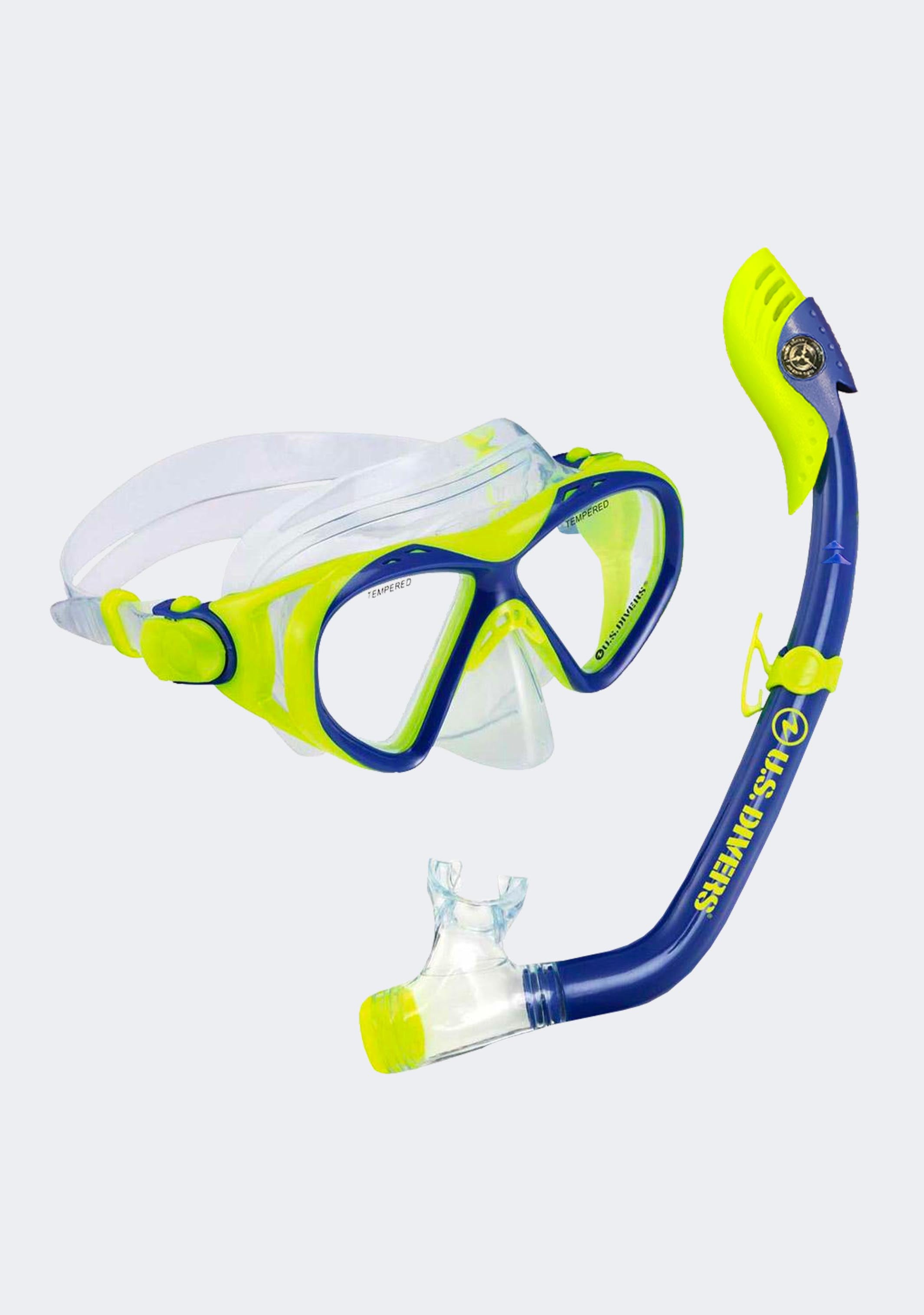 Aqua Lung US Divers Youth Playa Combo Snorkel Set - Kids Snorkeling Gear for Swimming, Beach & Pool Adventures - Perfect for Ocean Exploration & Underwater Fun