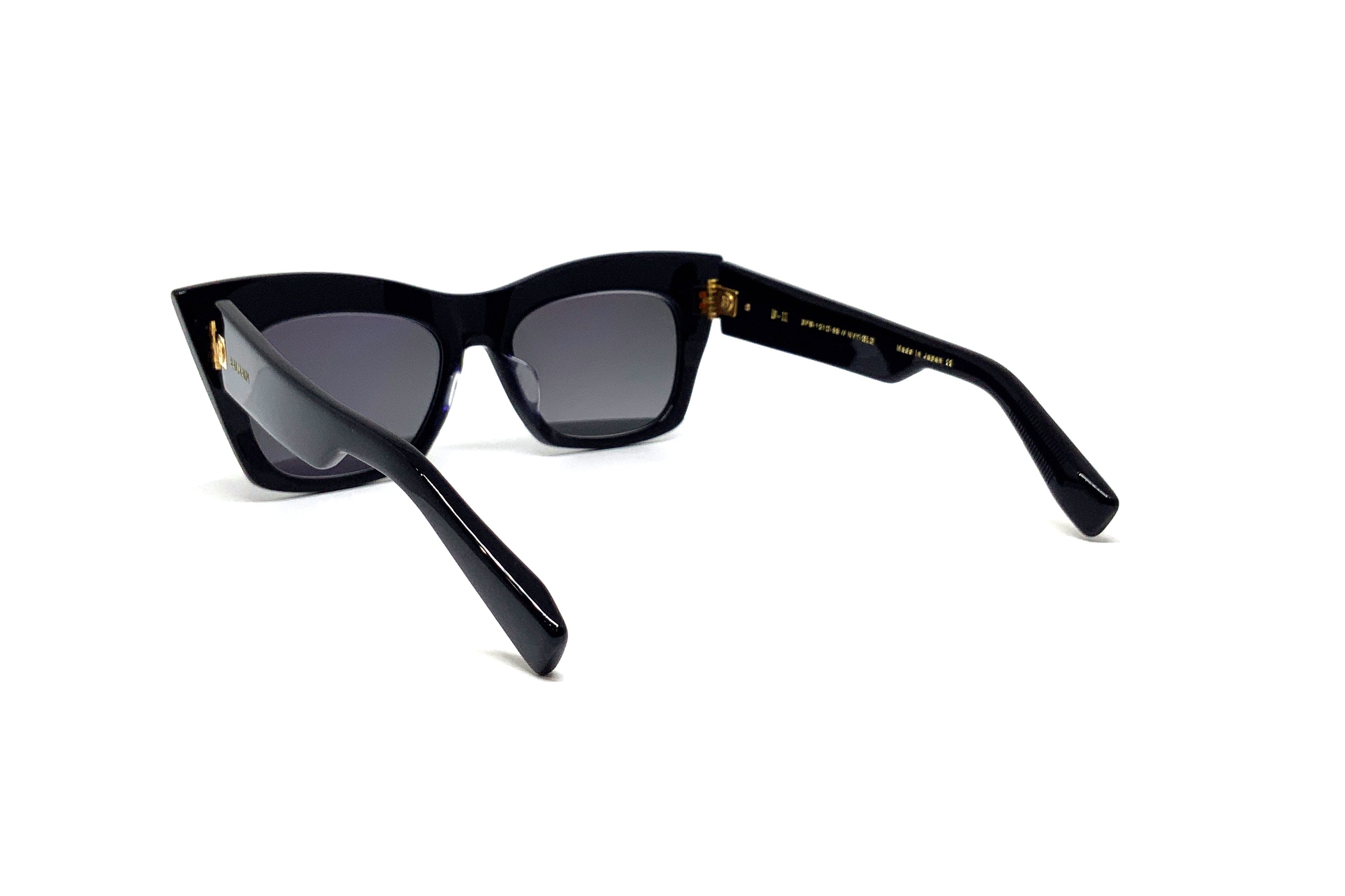 Balmain B II Sunglasses - Navy & Gold Aviator Style for Men & Women | UV Protection, Luxury Fashion Accessory for Travel, Driving, and Outdoor Activities