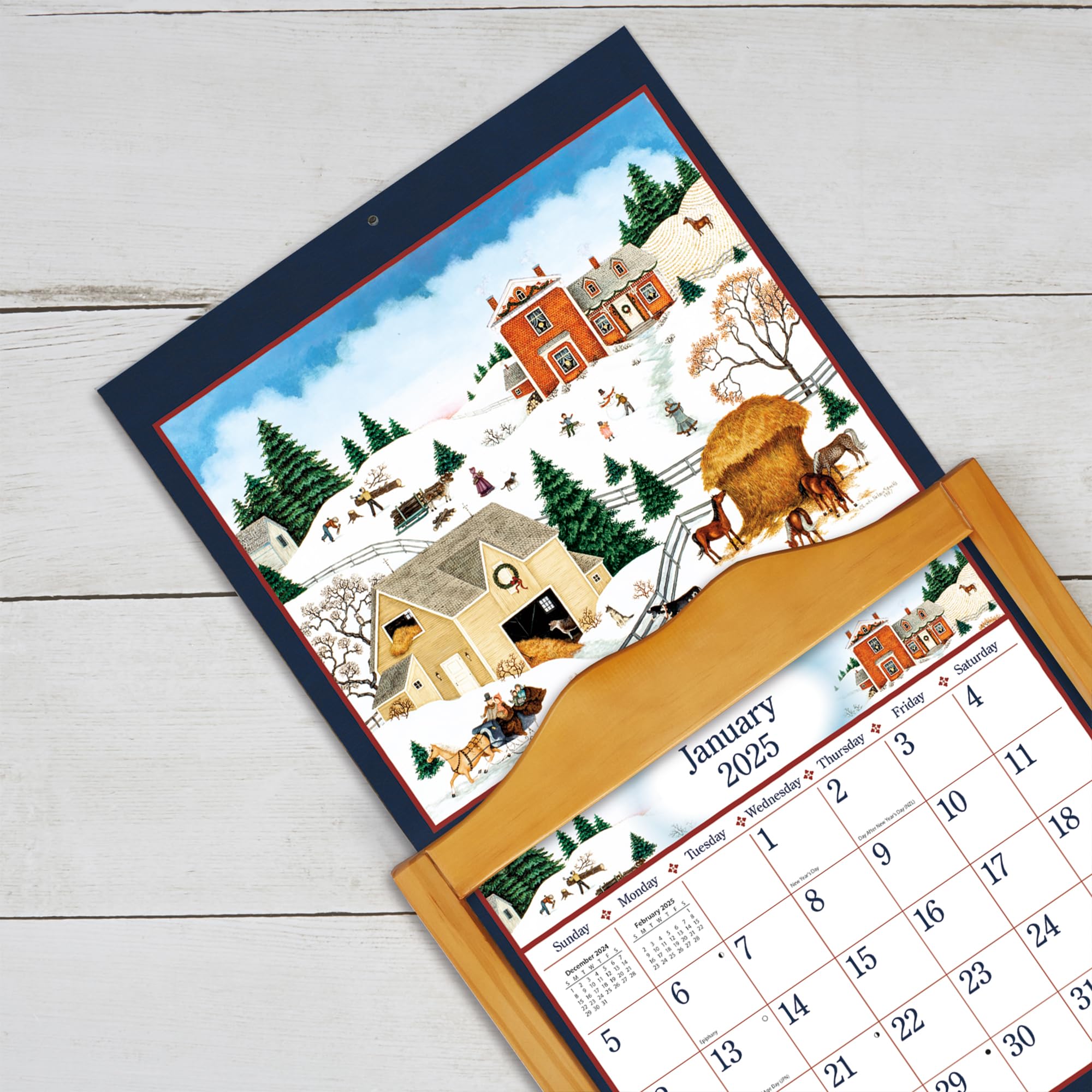 Lang & Linda Nelson 2025 Wall Calendar - Premium Stock Market & Finance Planner - Perfect for Investors, Traders & Financial Enthusiasts - Home & Office Decor