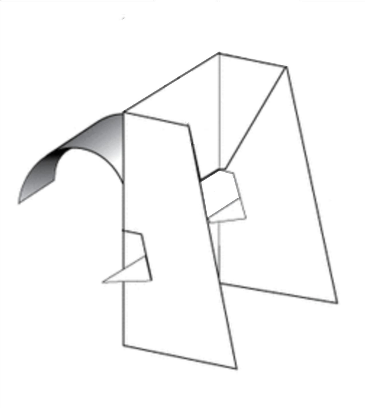 Double-Wing Easel with Peel and Stick Backing - 6