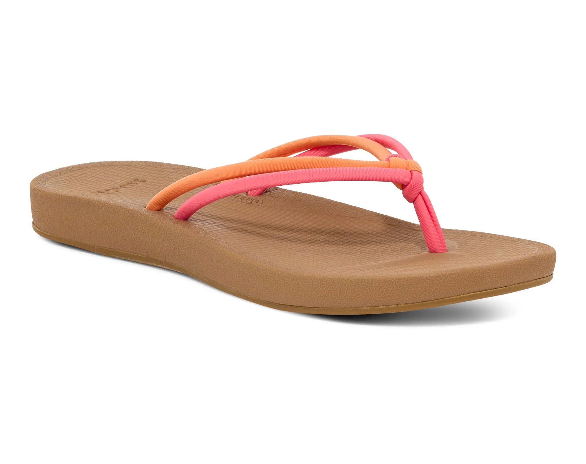 Sanuk Women's Cosmic Sands Sandals - Comfortable Yoga Mat Footbed Sandals for Beach, Travel & Casual Wear | Sunset Multi Color
