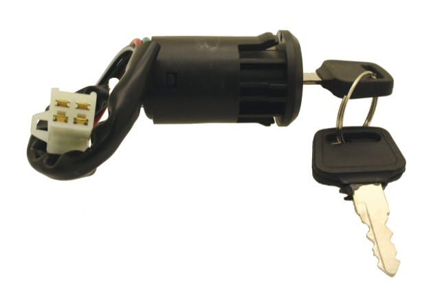 Universal Ignition Switch for Dirt Bikes & ATV - Waterproof Motorcycle Key Switch Replacement - Perfect for Off-Road, Trail Riding & Racing