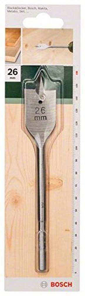 Bosch 2609255270 26mm Flat Drill Bit for Wood, Metal, and Plastic - Perfect for DIY Projects and Professional Use