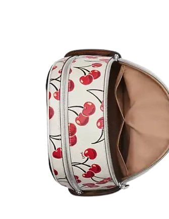 Coach Cherry Print Court Backpack - Stylish & Durable Women's Backpack for Work, School & Travel | Perfect for Laptops, Books & Everyday Essentials