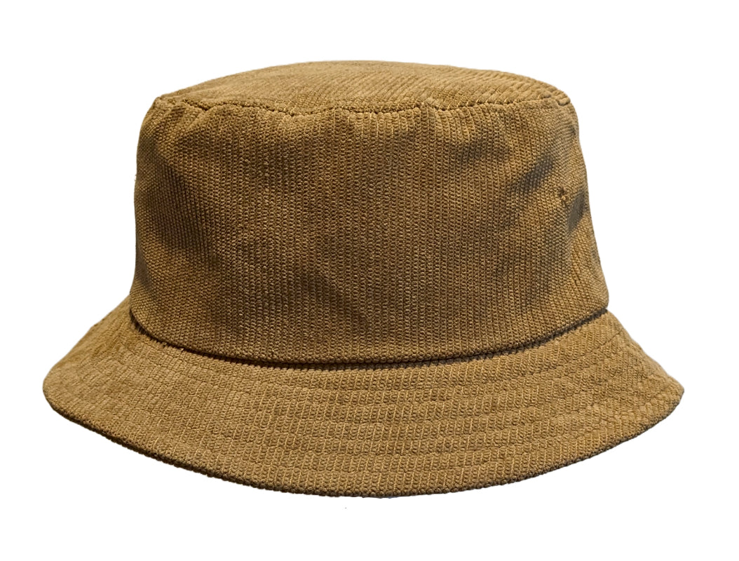 Avenel Corduroy Bucket Hat for Men & Women - Soft Camel Color, Adjustable Strap, Vintage Style - Perfect for Outdoor Activities, Beach, Hiking, and Casual Wear