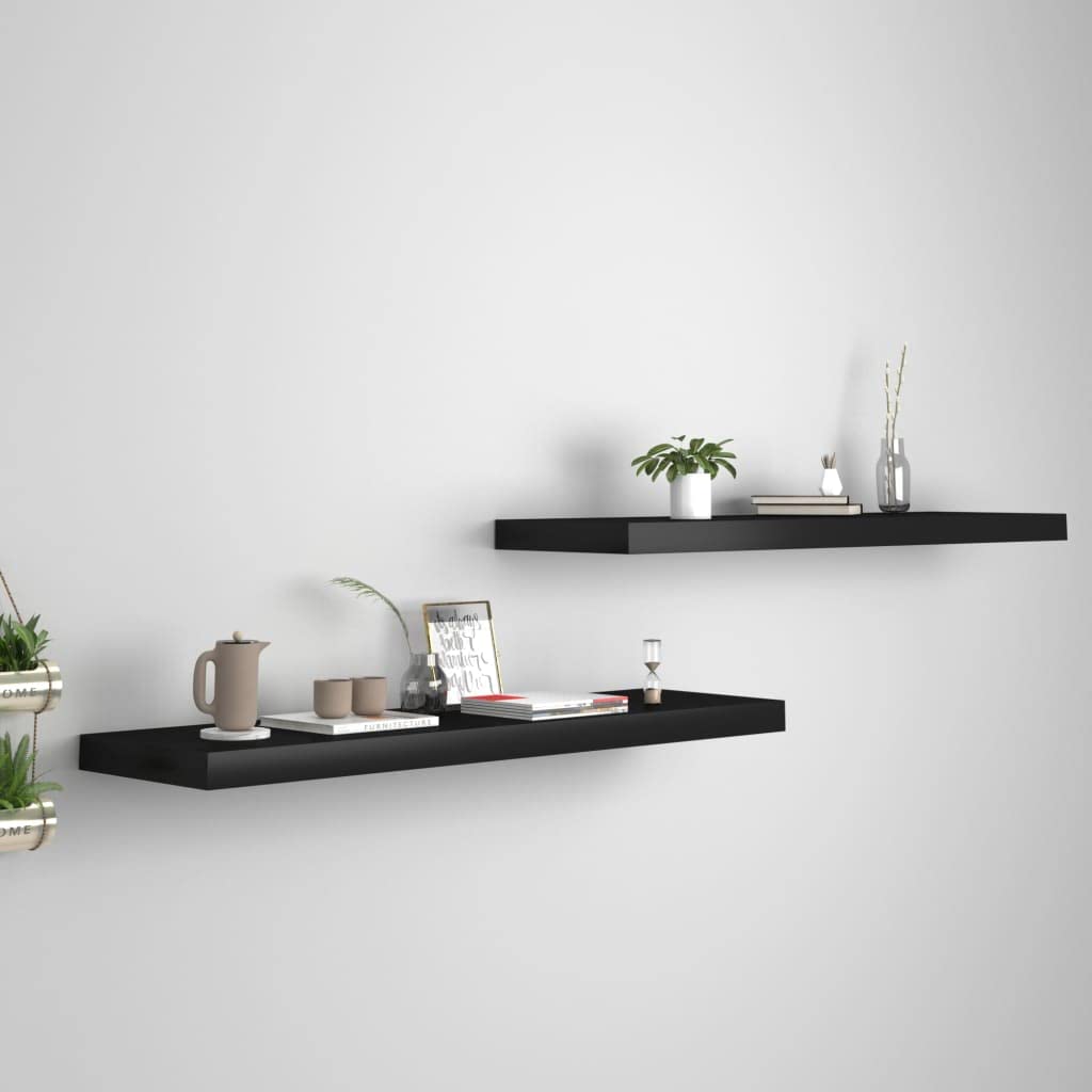Modern Floating Wall Shelf Set of 2 - 35.4