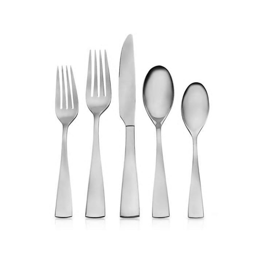 Grayson 45-Piece Stainless Steel Flatware Set - Elegant Dining Utensils for 8, Knife Fork Spoon Set - Perfect for Dinner Parties, Weddings & Everyday Use