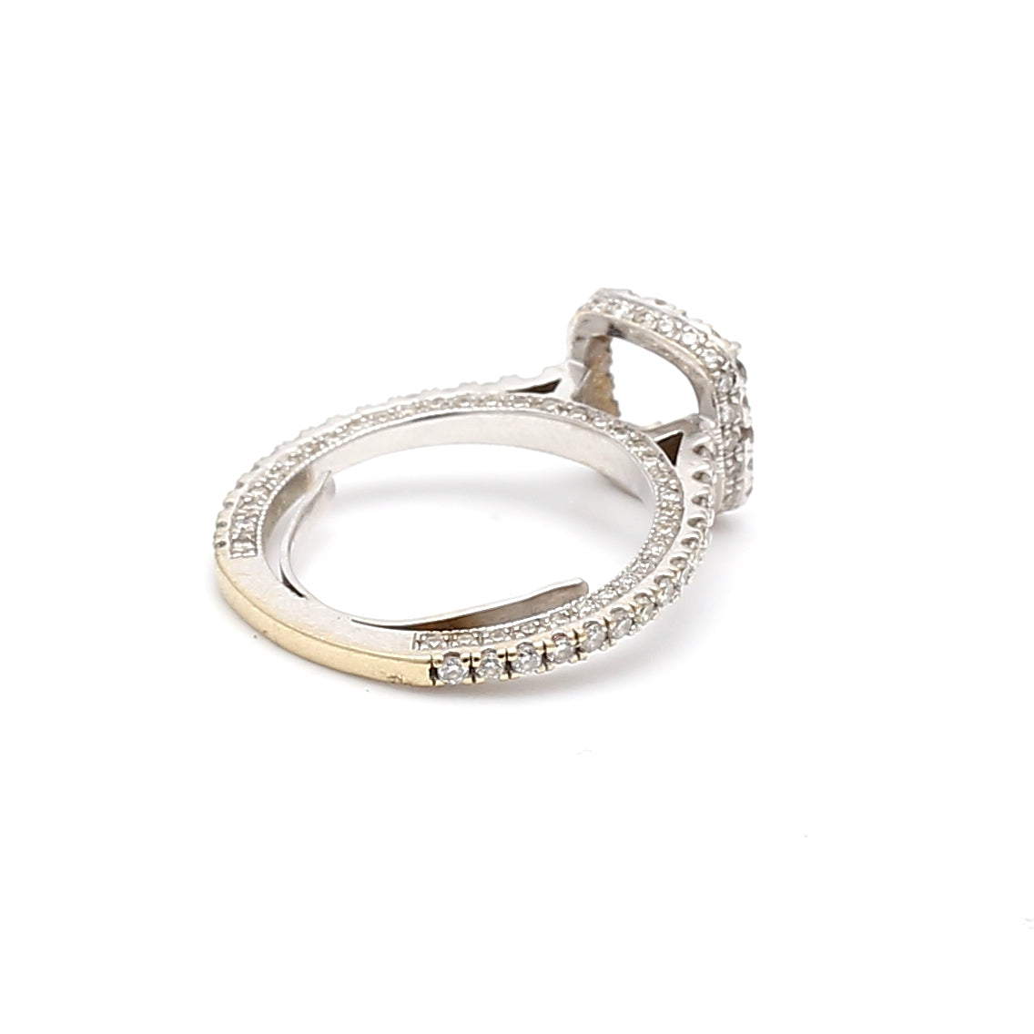 0.70 Carat Round Brilliant Diamond Platinum Semi Mount Ring - Elegant Engagement & Wedding Band for Women - Perfect for Proposals, Anniversaries and Special Occasions