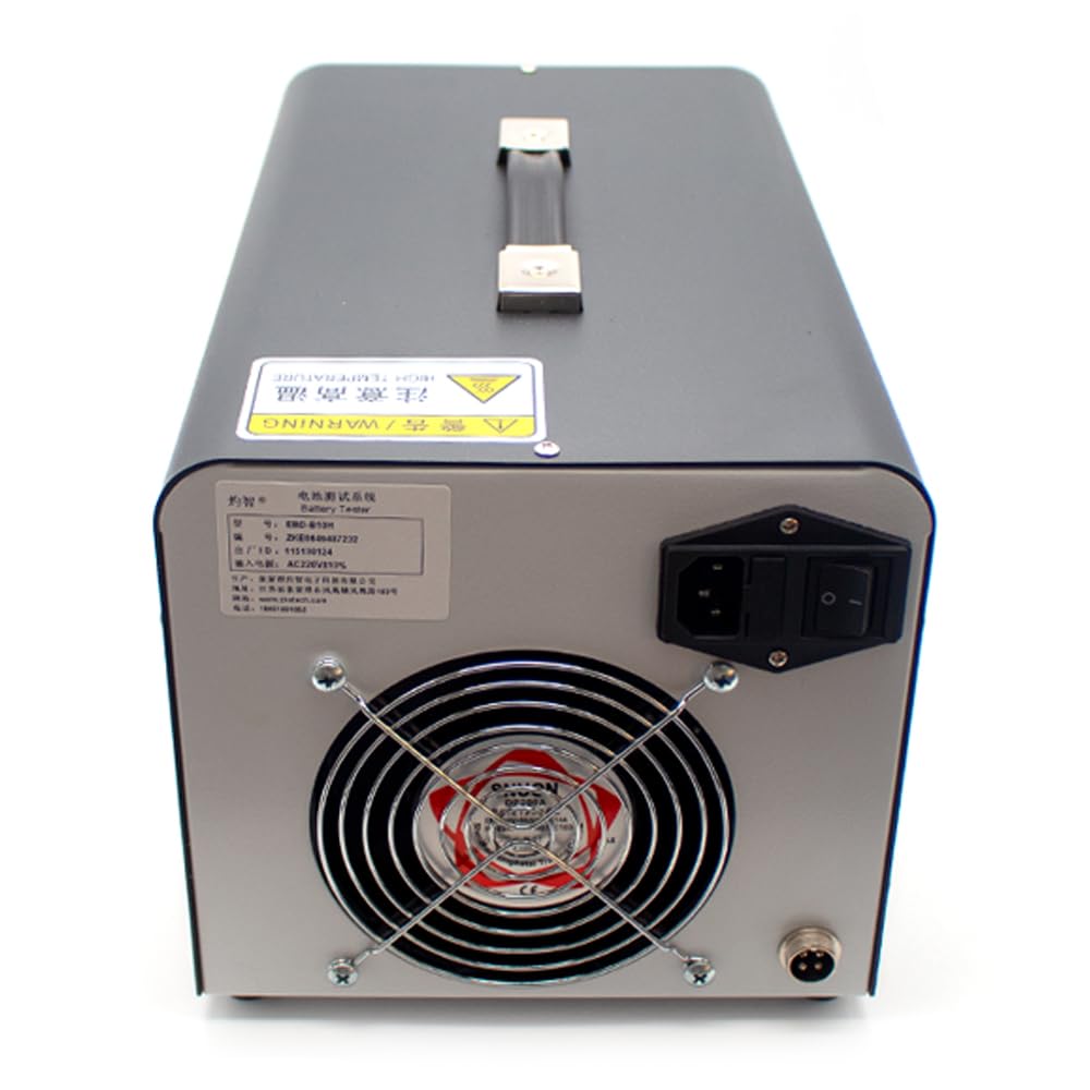 110V Lead-Acid Lithium Battery Capacity Tester - 12V to 72V 5A-10A Discharge Tester for Electric Bicycle, Motorcycle, Scooter & Golf Cart Batteries (EBD-B10H) - Perfect for Battery Maintenance & Performance Testing