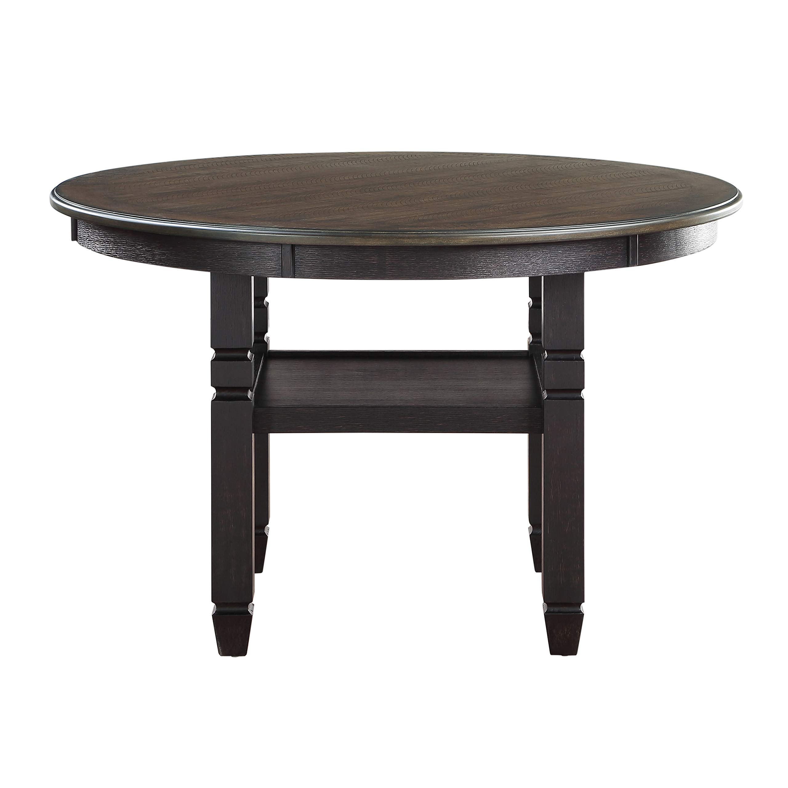 Lexicon Braun Modern Dining Table - Black, 6-Seater Wooden Table for Kitchen & Dining Room - Perfect for Family Gatherings & Dinner Parties