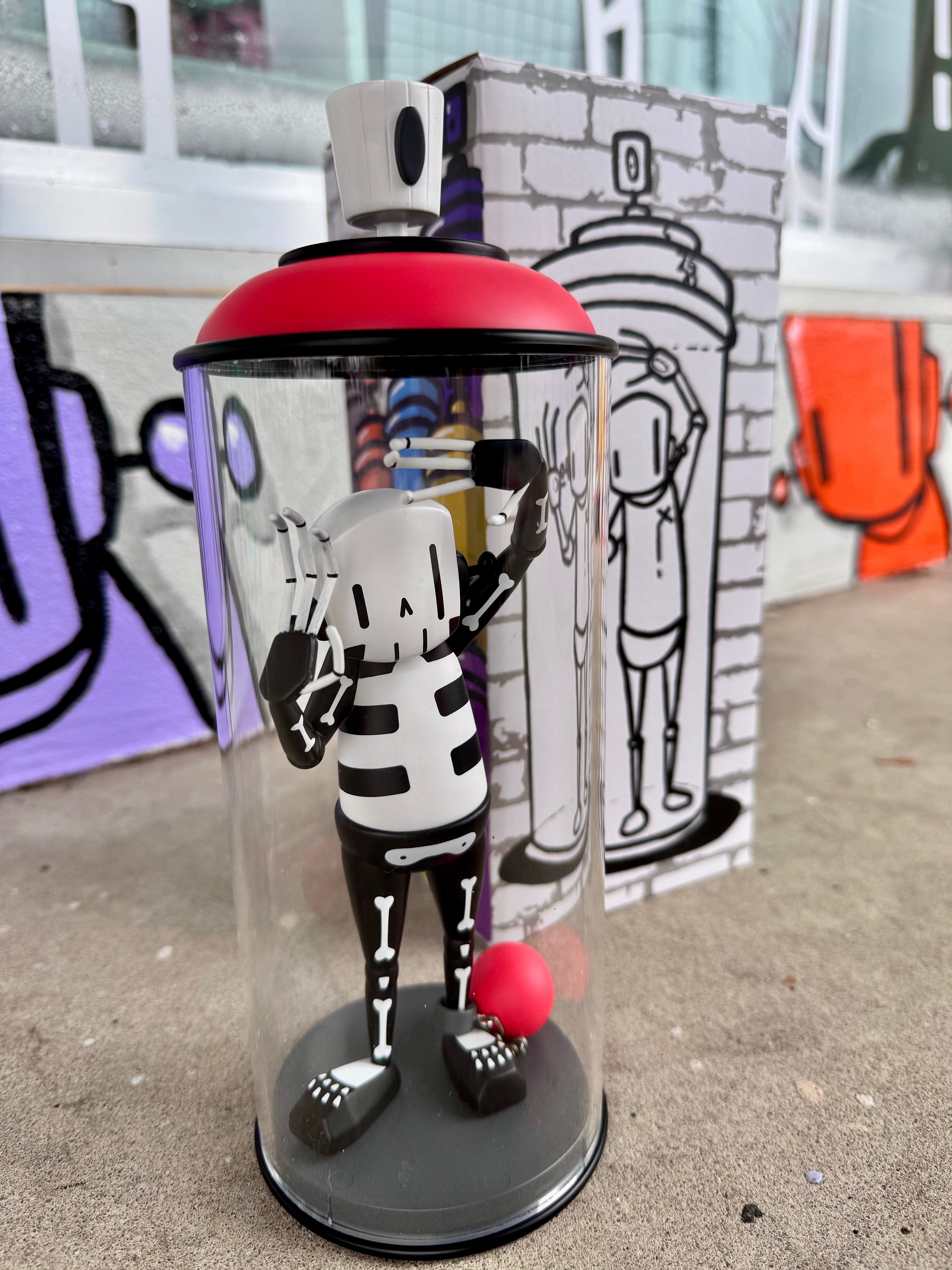 ChrisRWK Contents Under Pressure Vinyl Figure - Bones Edition | Limited Edition Art Toy for Collectors | Perfect for Home Display & Office Decor