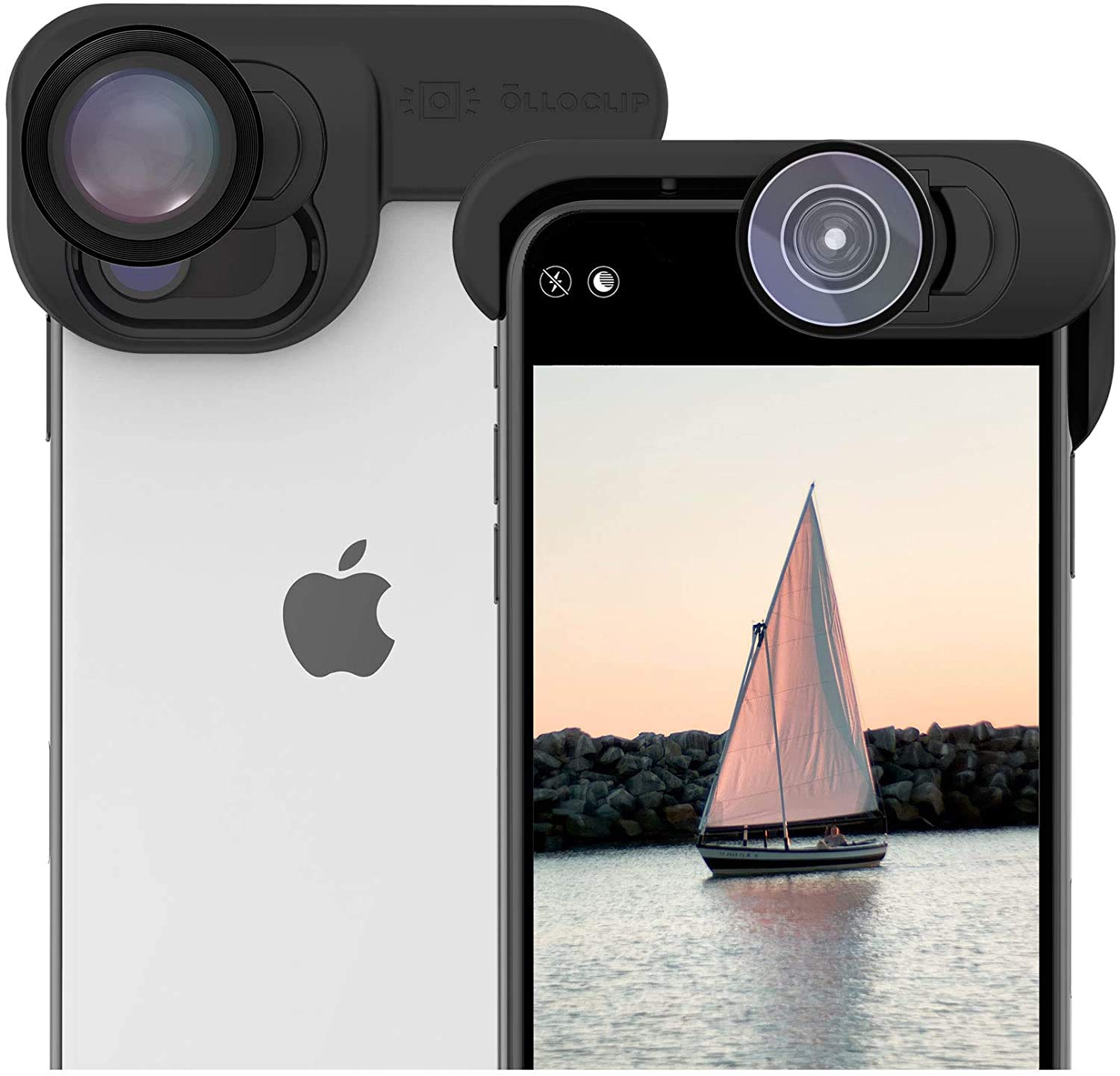 3-in-1 Essential Lens Kit for iPhone 11 Pro - Telephoto 2X, Fisheye & 15X Macro Lenses with Bluetooth Selfie Remote | Perfect for Travel Photography, Vlogging & Close-up Shots